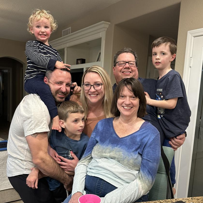 Picture of Natalee, Sean and boys Bales