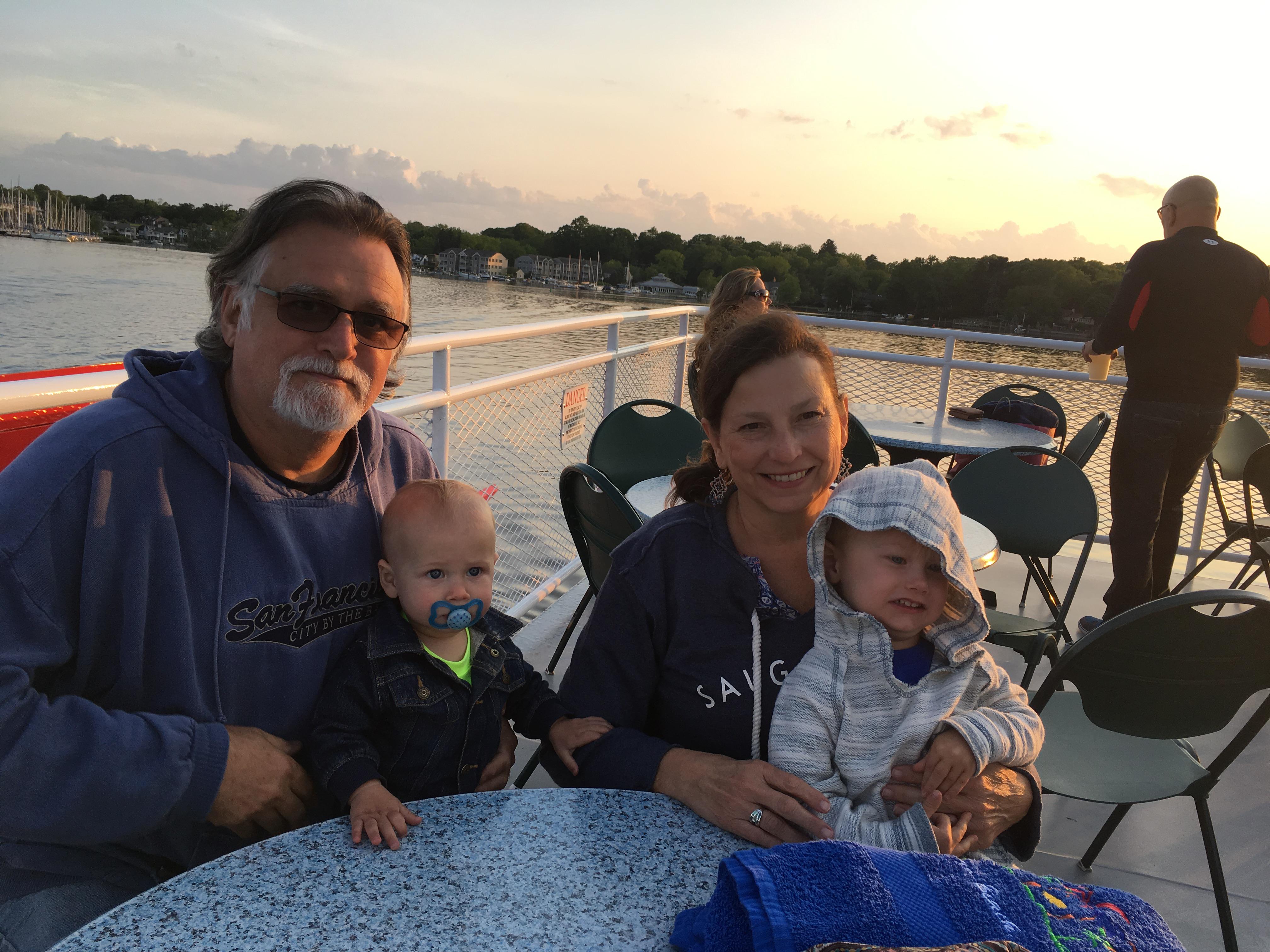 Fun times with grandsons, Rob…