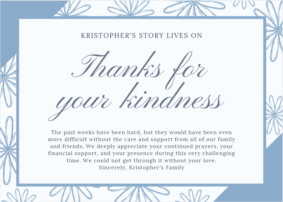 Thank you to all of our famil…