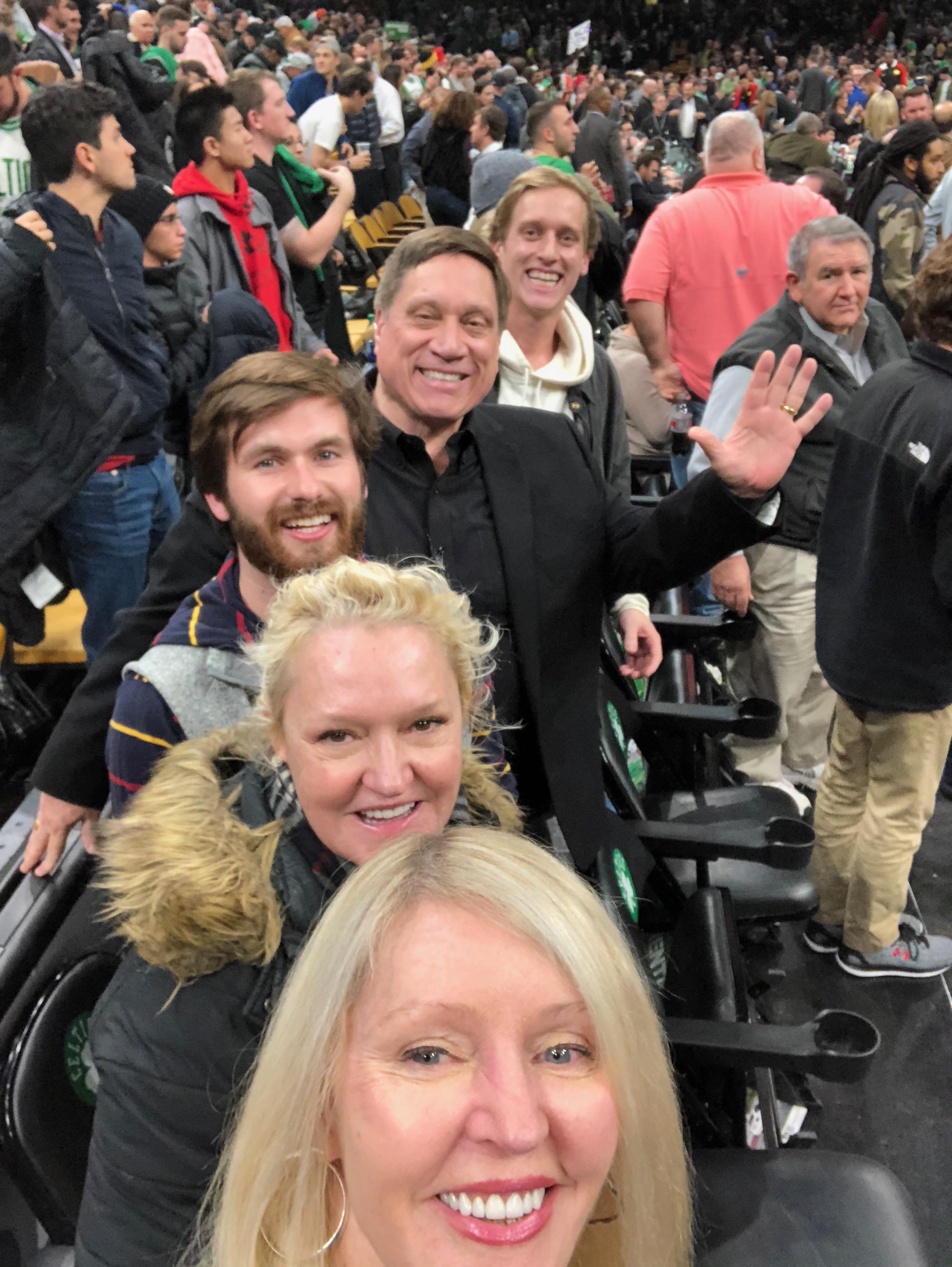 Celtics game with Alison and …