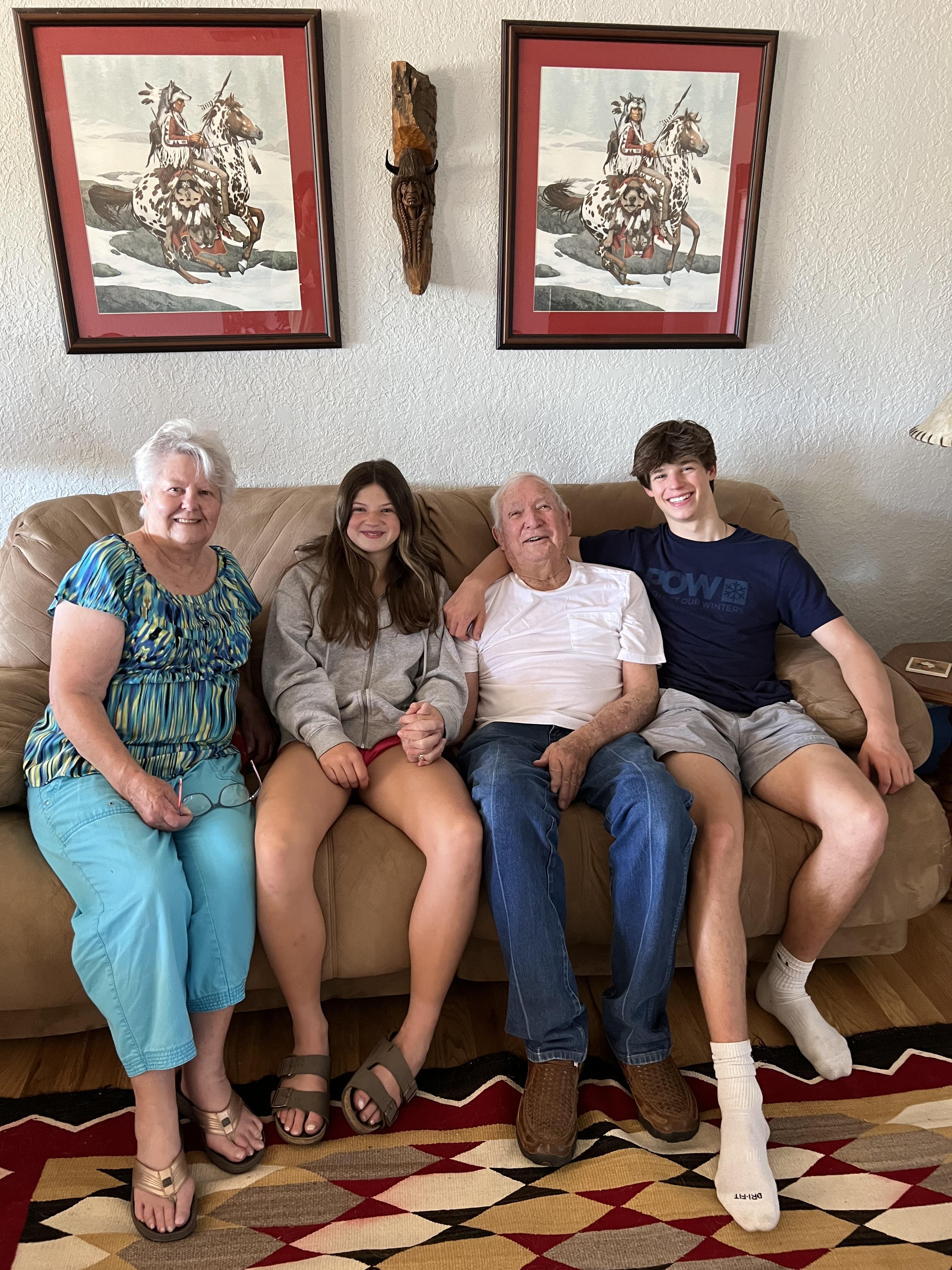 Karen, Makenna, Bronson, Max