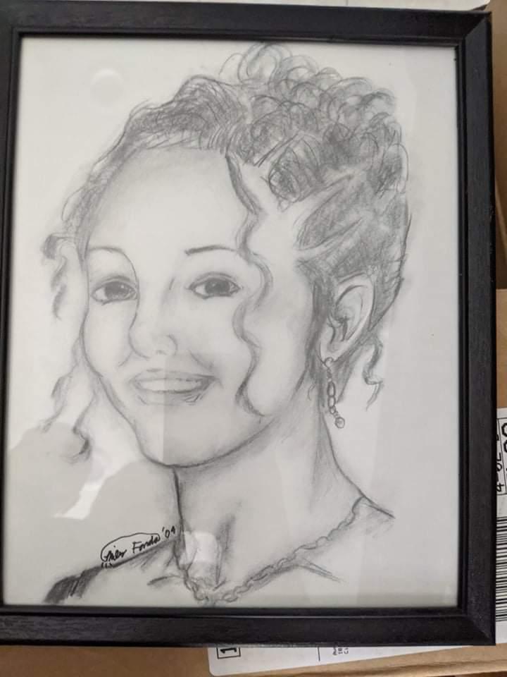 Hand drawn portrait Miles dre…