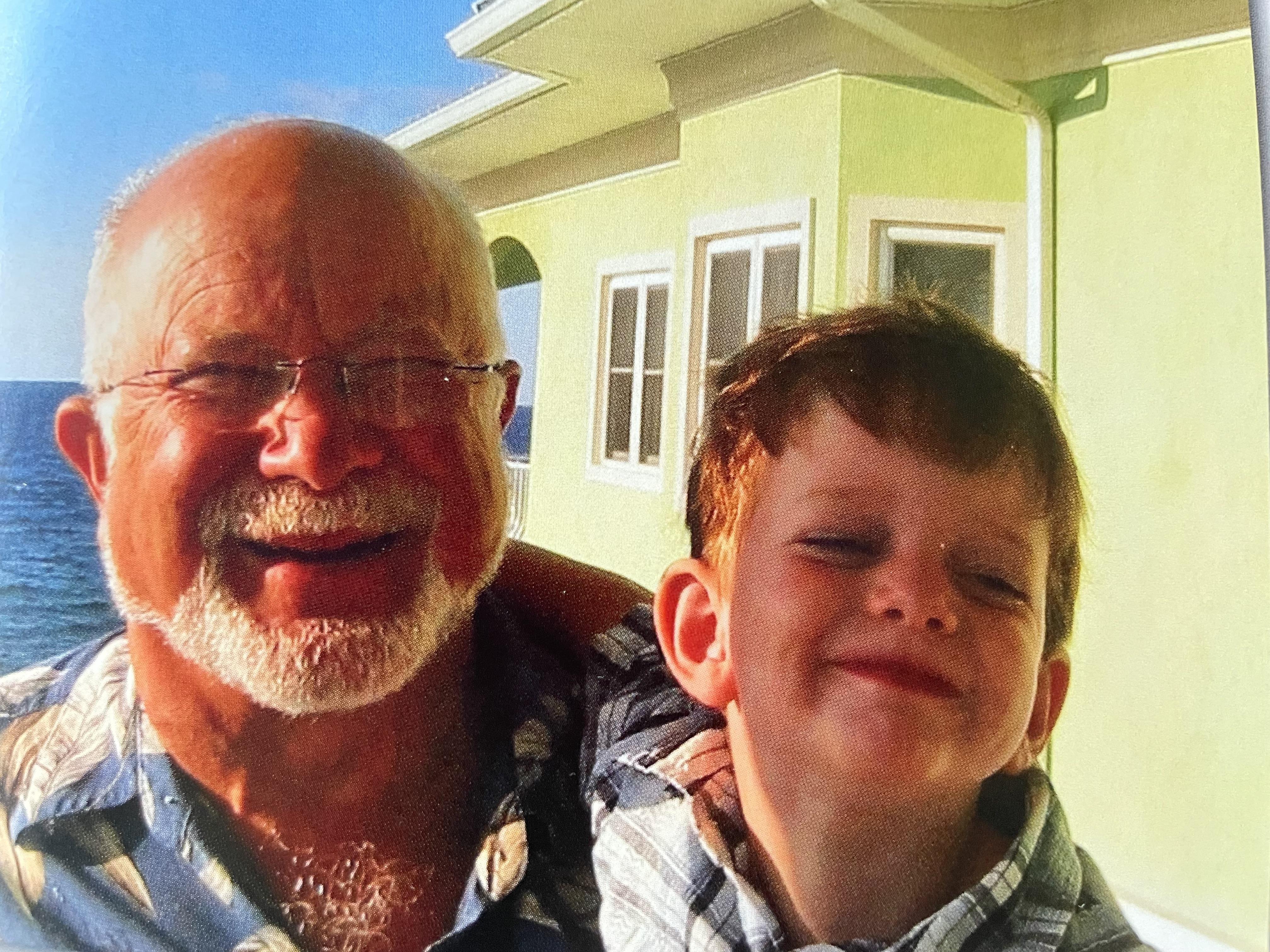 Grandpa and Than - Cayman