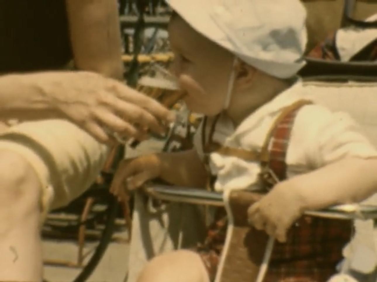 Bill’s first sip of beer