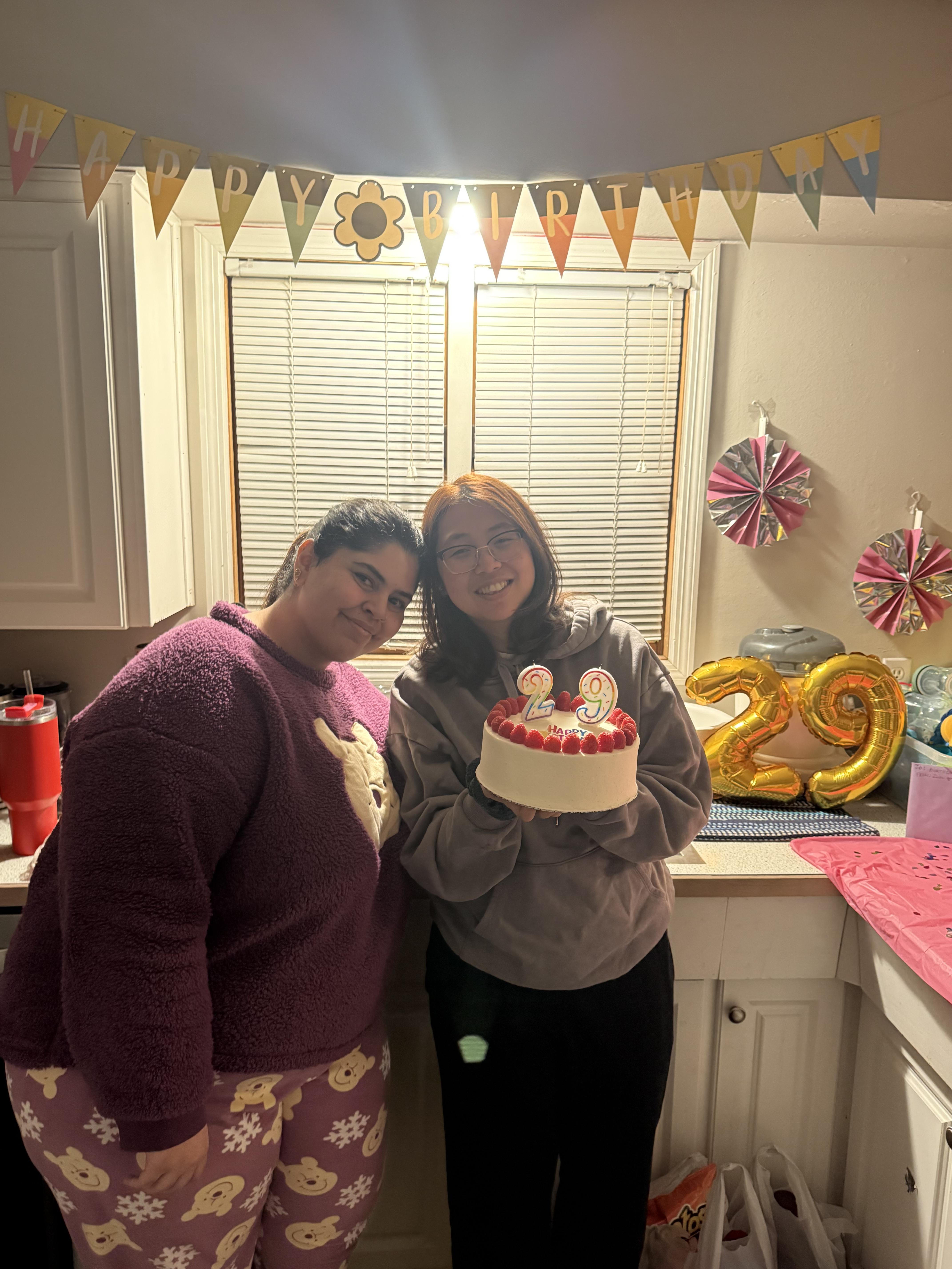 My last birthday with you.