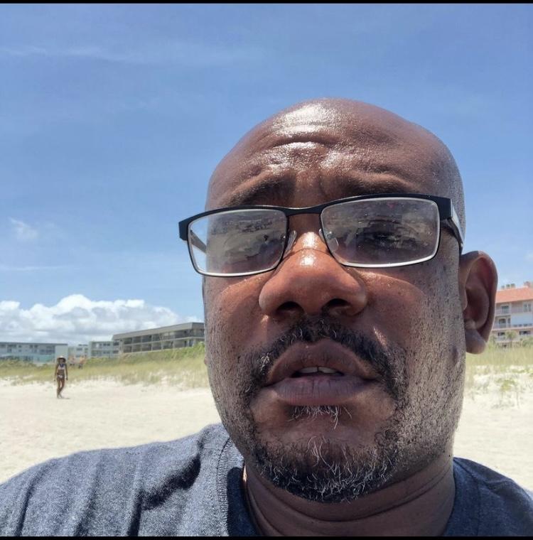 At the beach