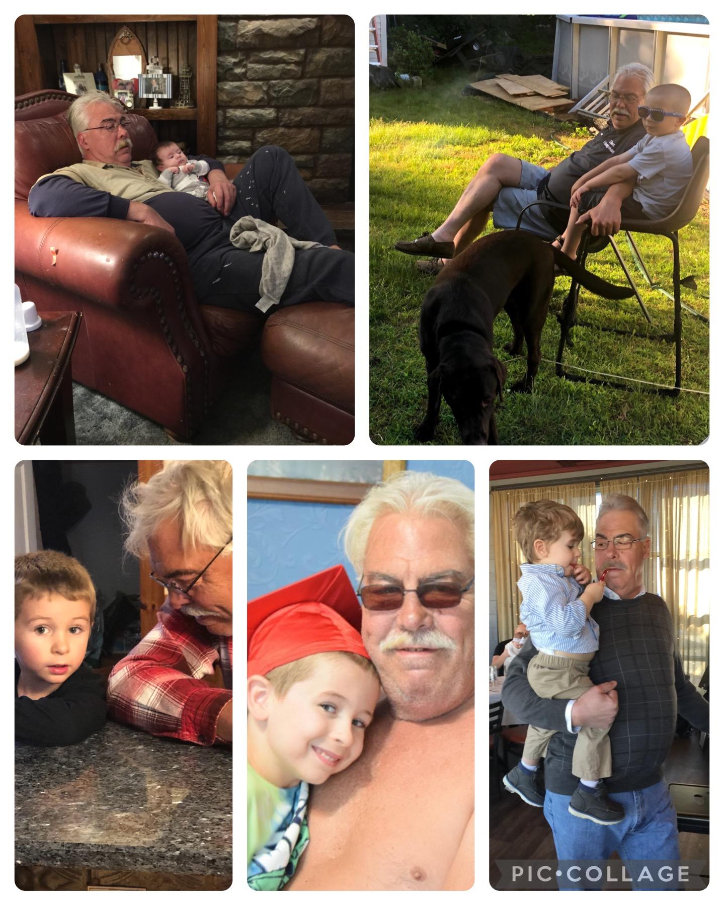 Zander with Grandpa