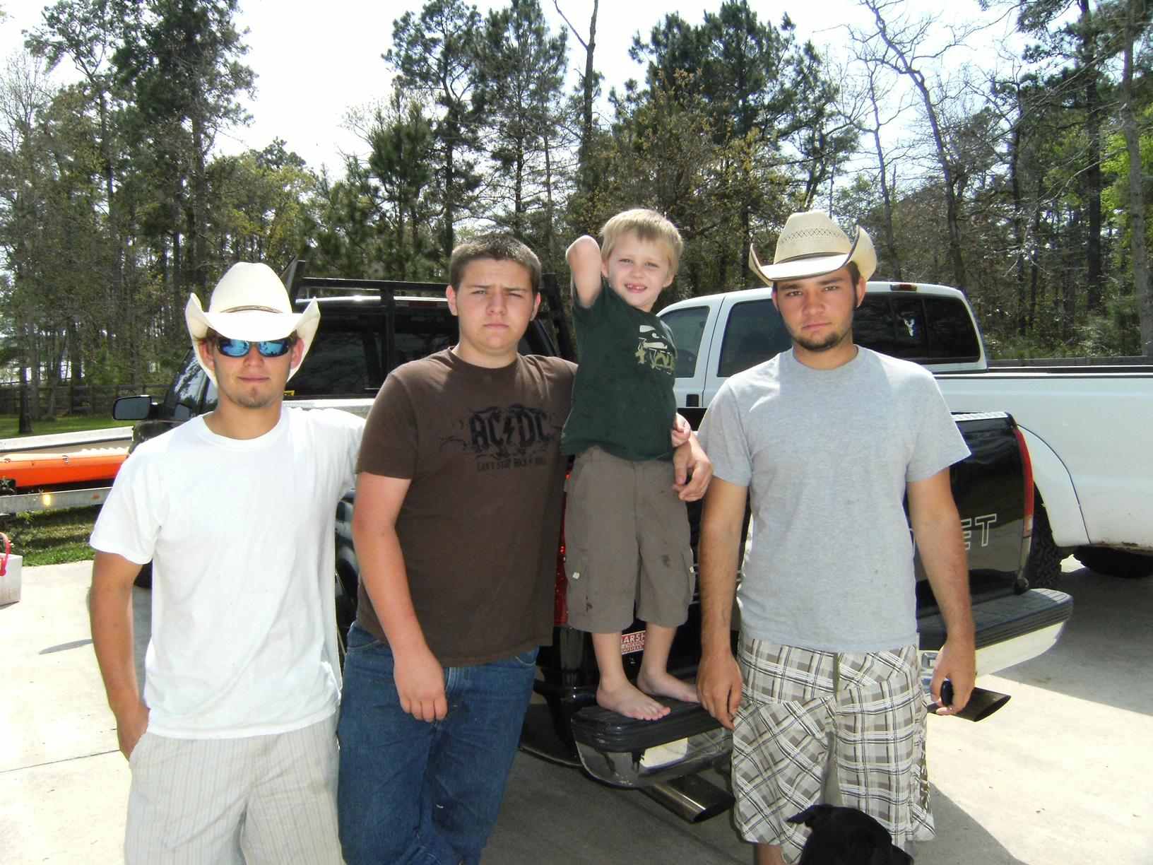 Timmy, Sam, Max and Jake