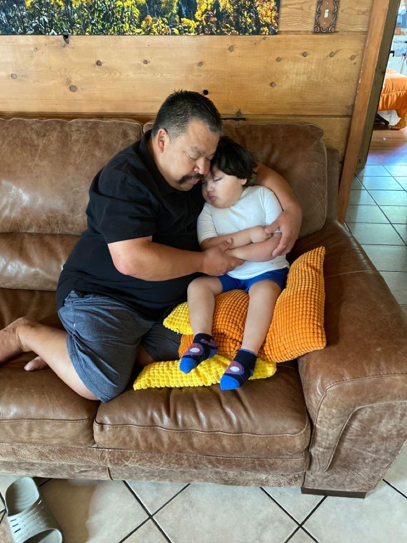 Loving grandpas cuddles 🩷