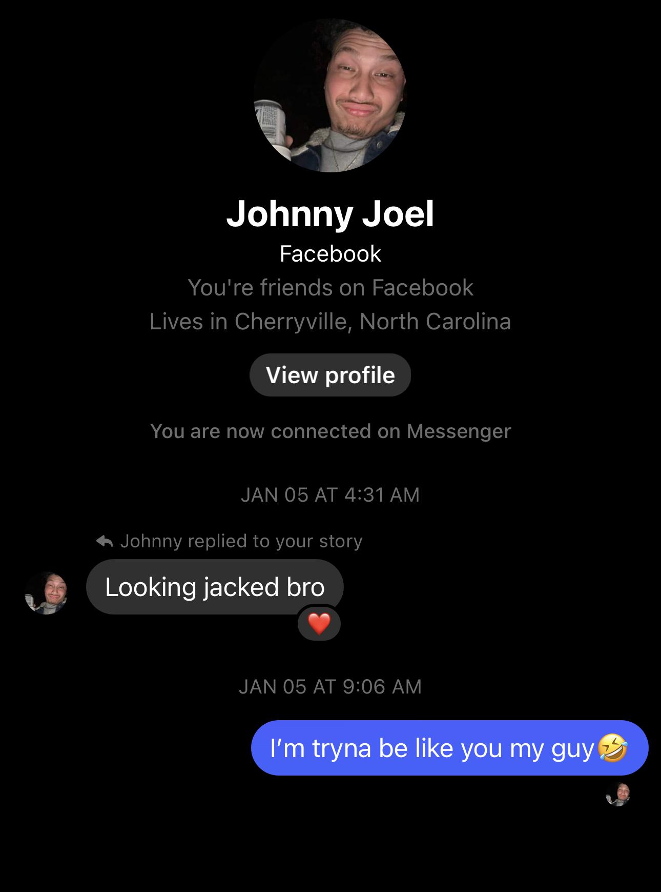 A message from Johnny…