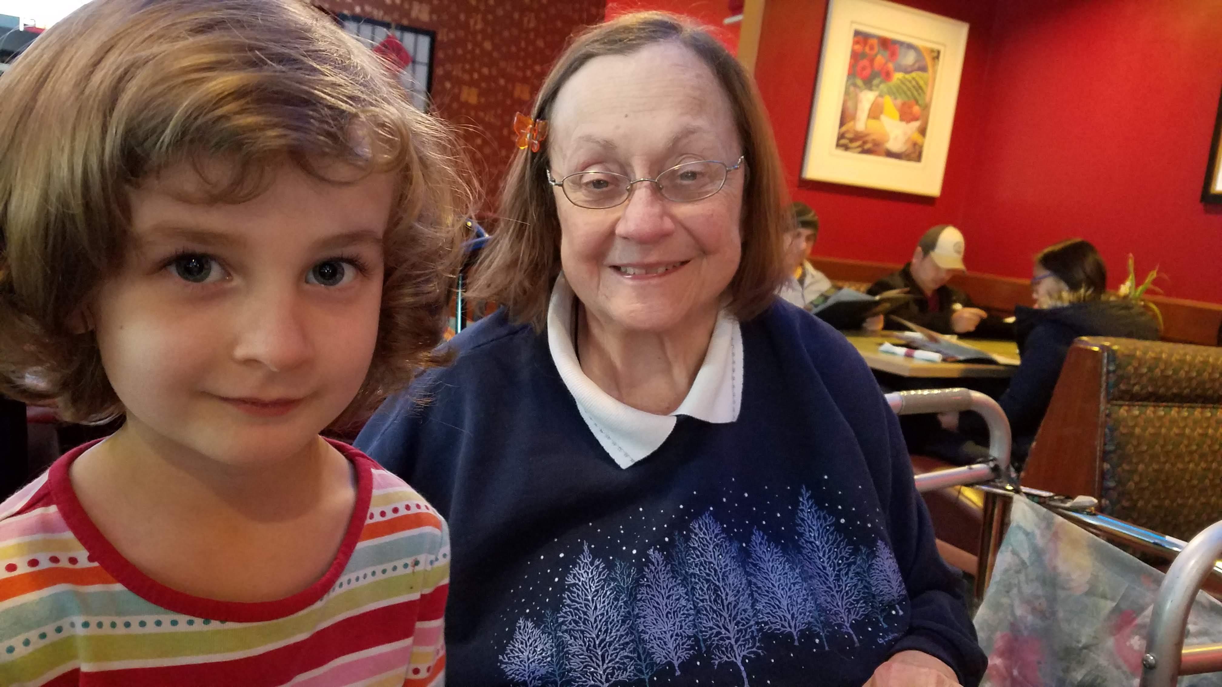 Out for Chinese food with Mom.