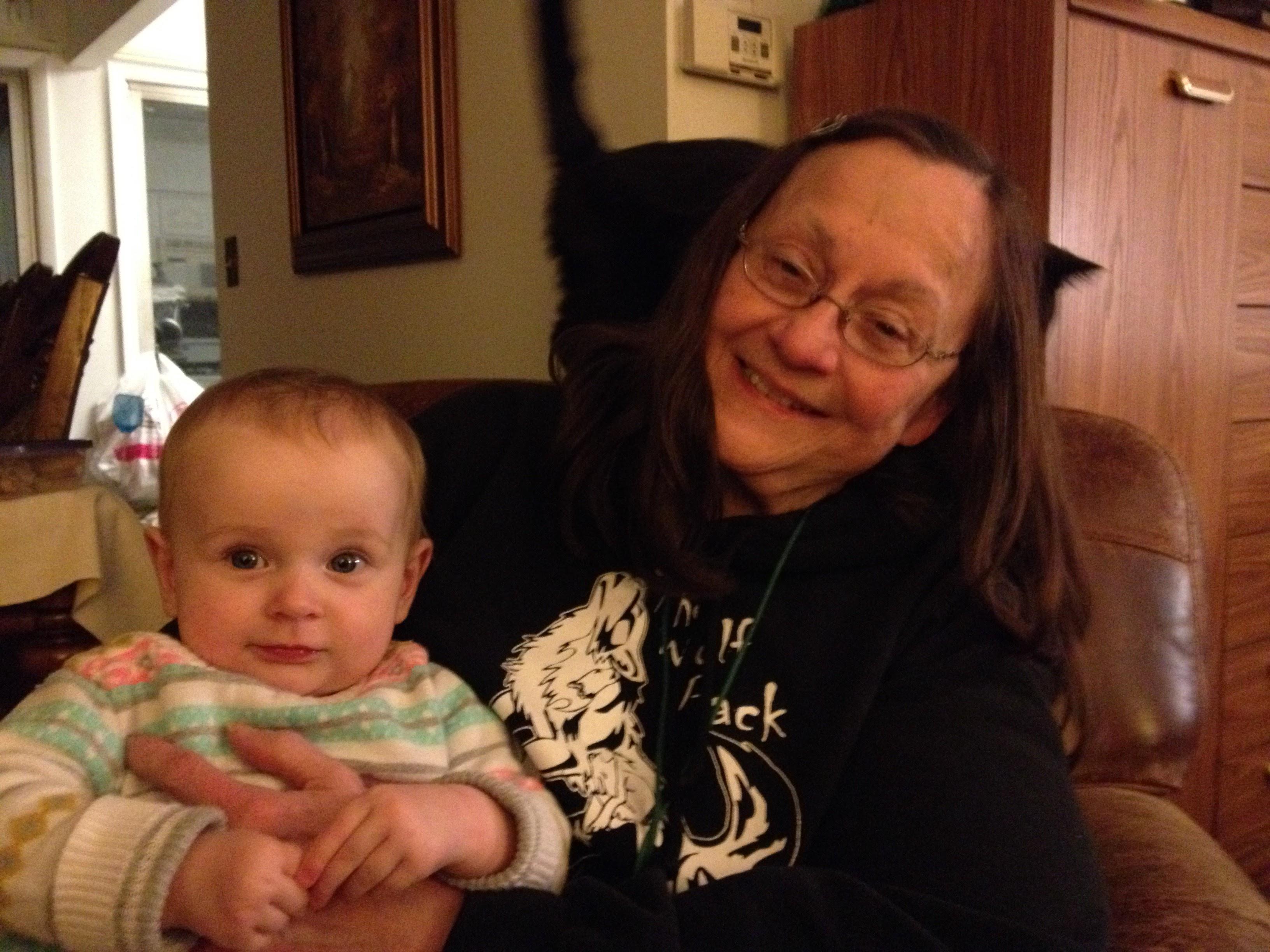 Mom and her granddaughter, El…