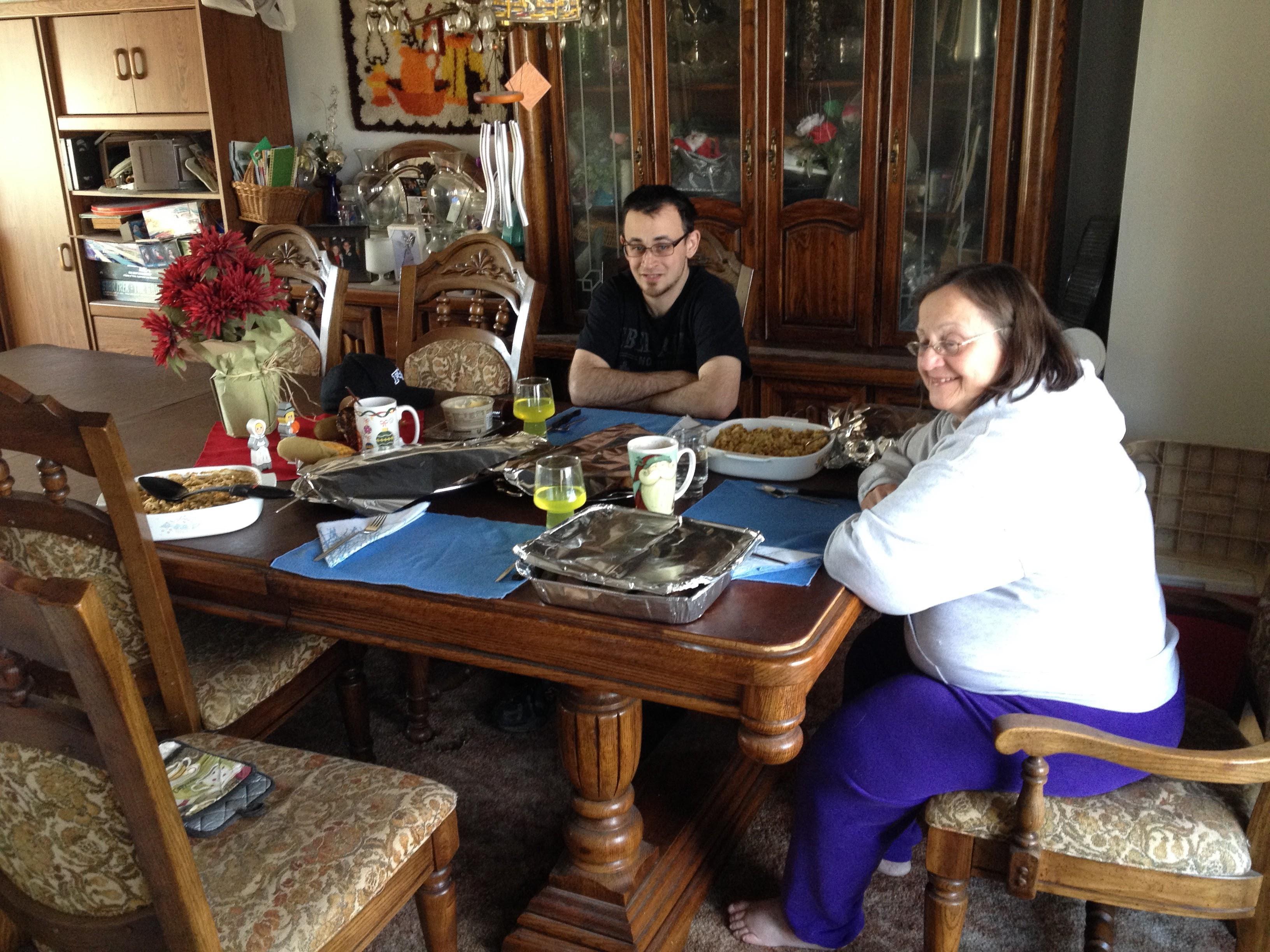 Jeff and Mom, Thanksgiving Di…