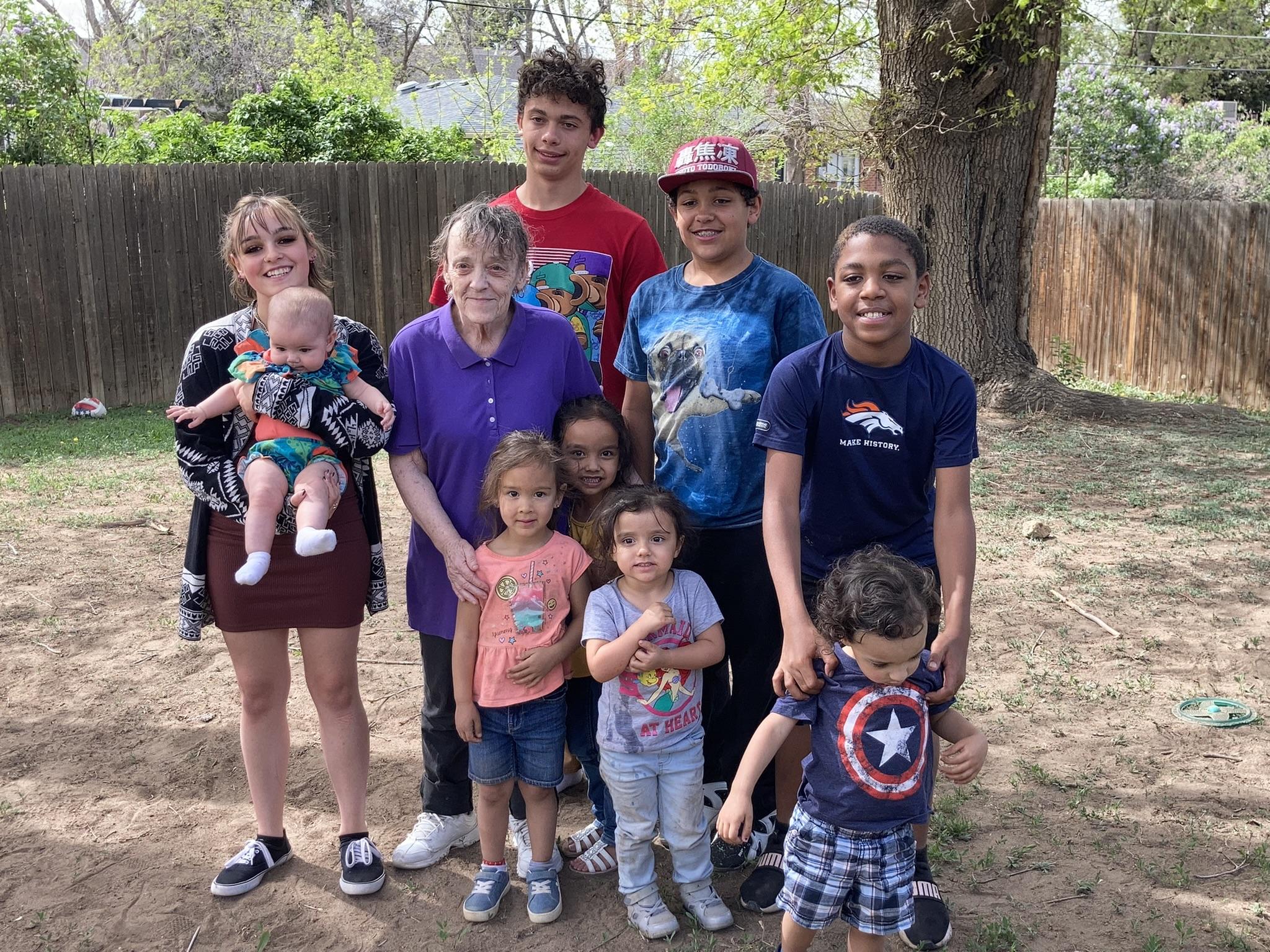 Grandma with her great grandb…
