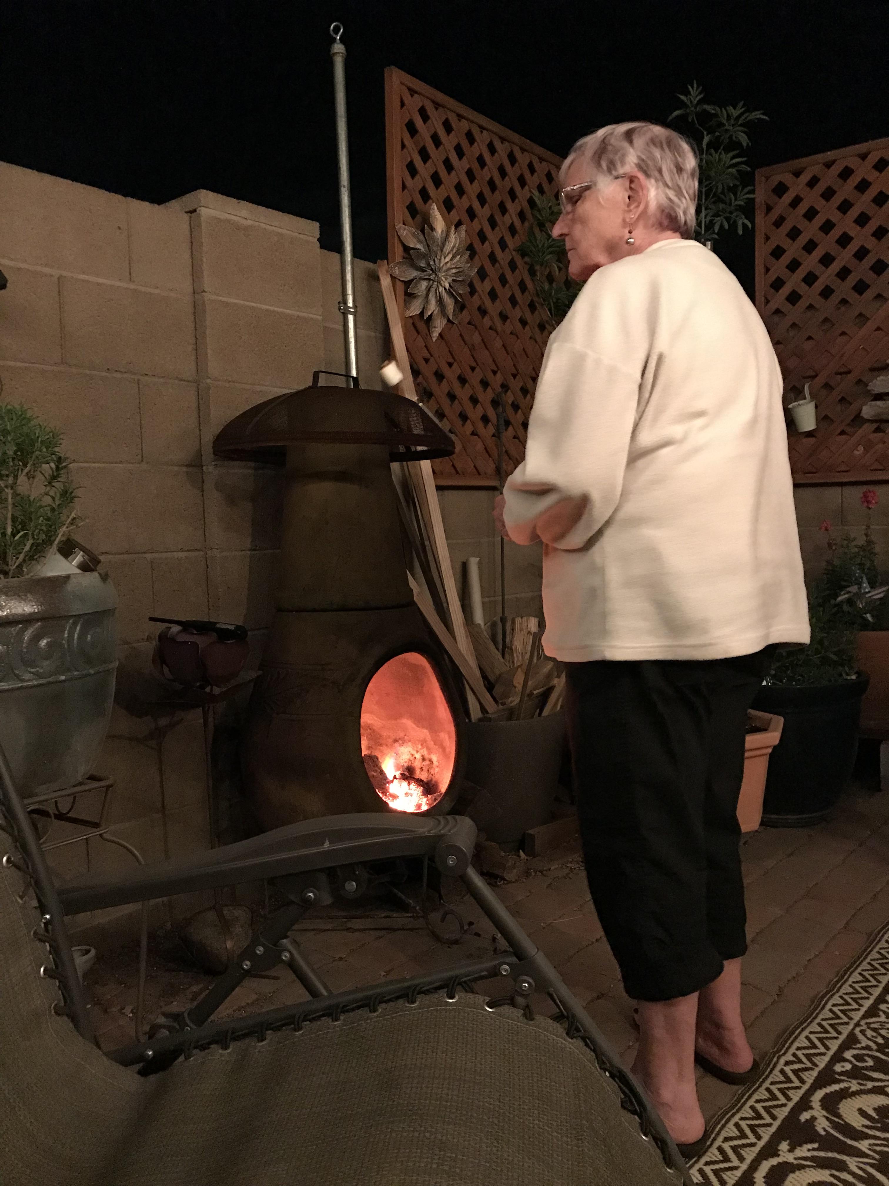 Roasting marshmallows