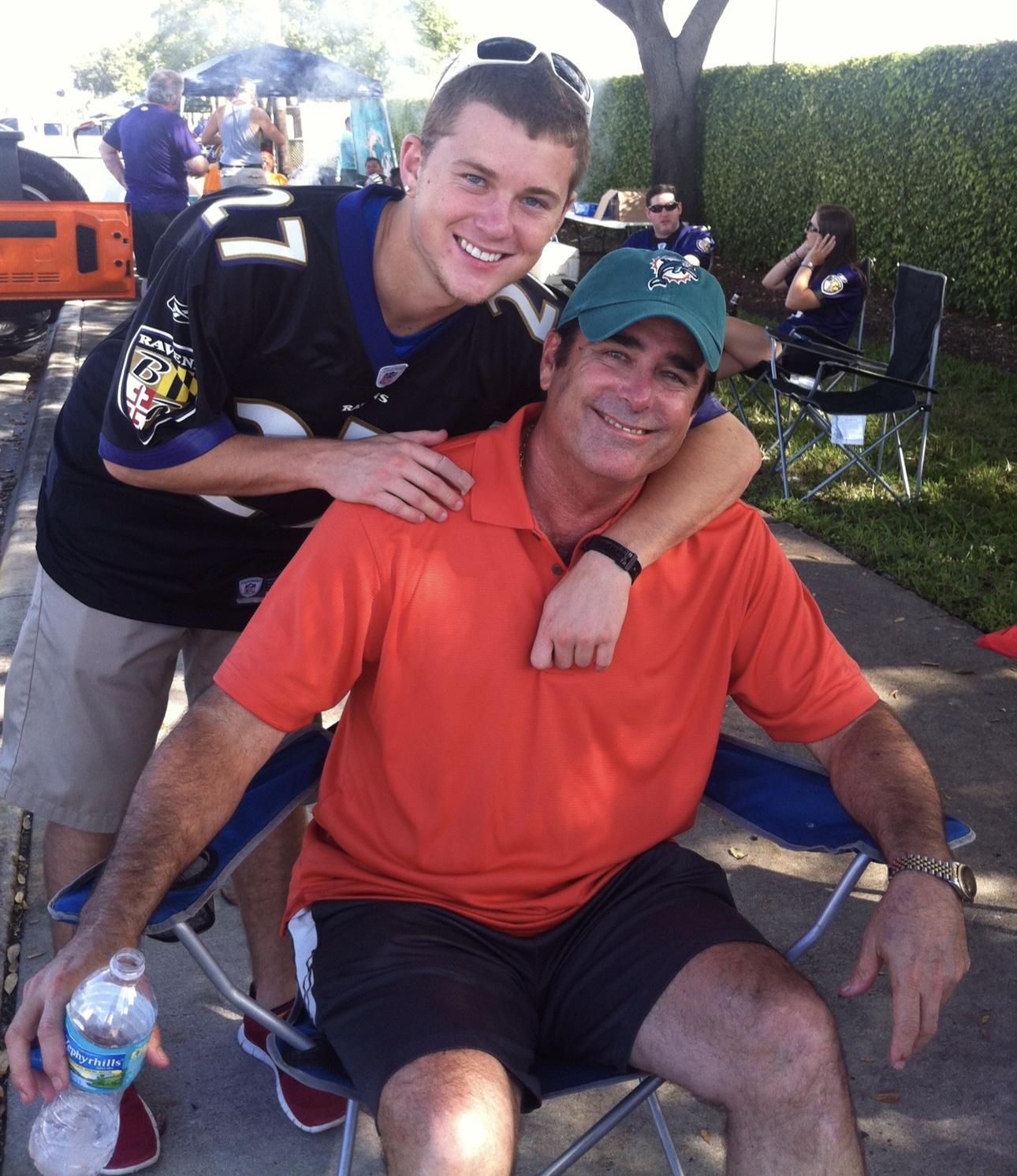 Reno and Al at Ravens tailgat…