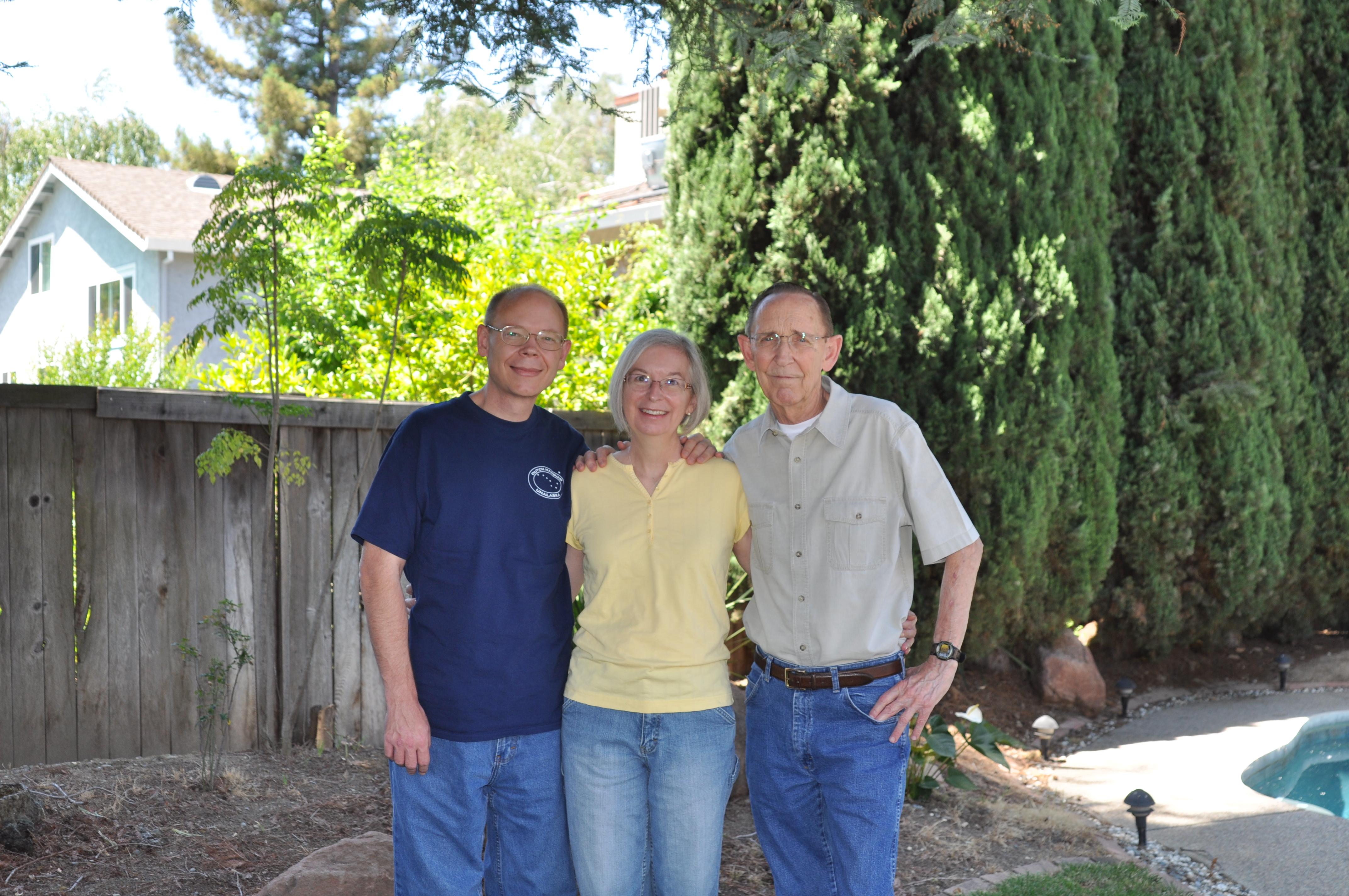 Dad with Steve & Deb in o…