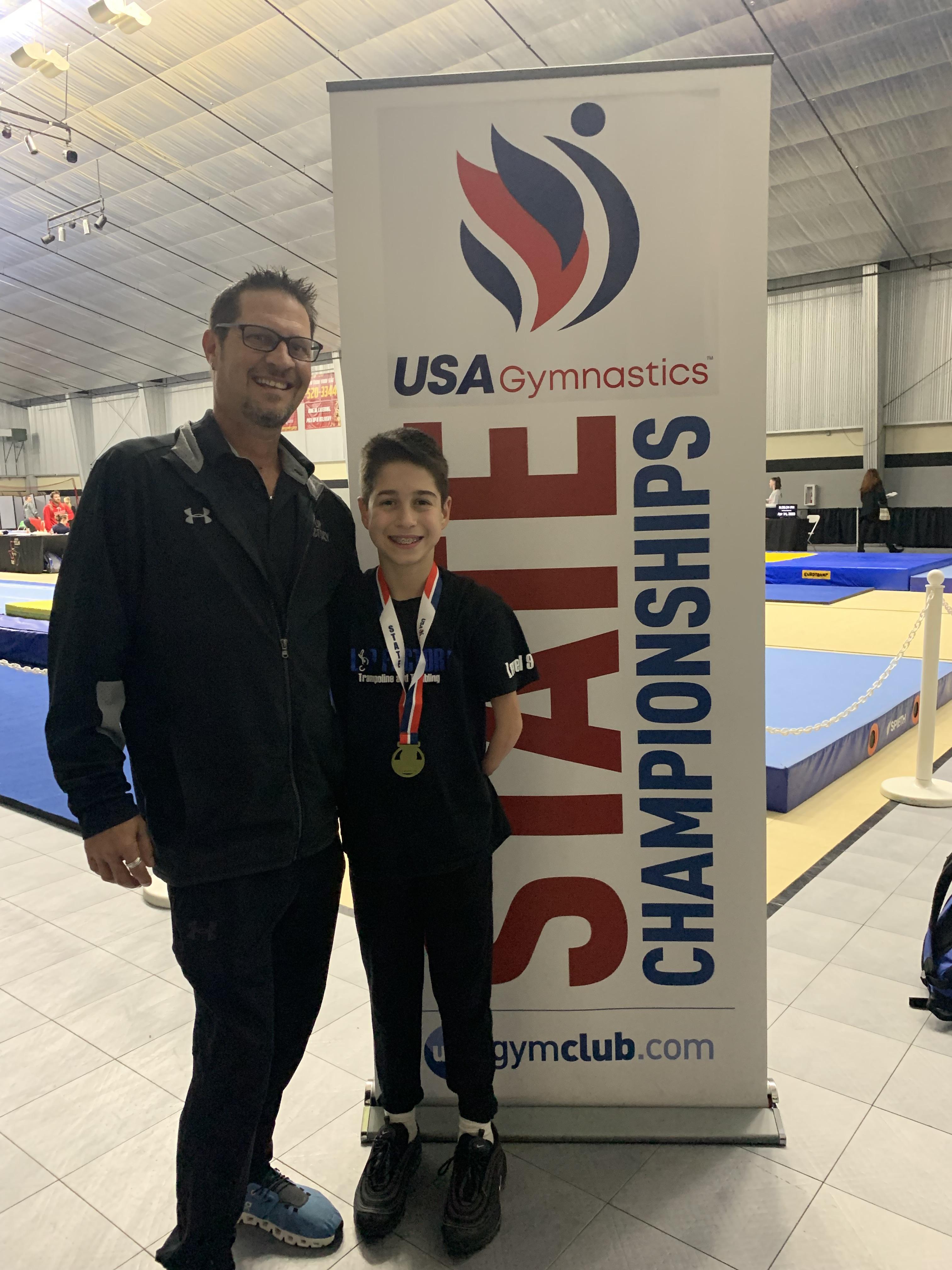 Keith at State with Layton