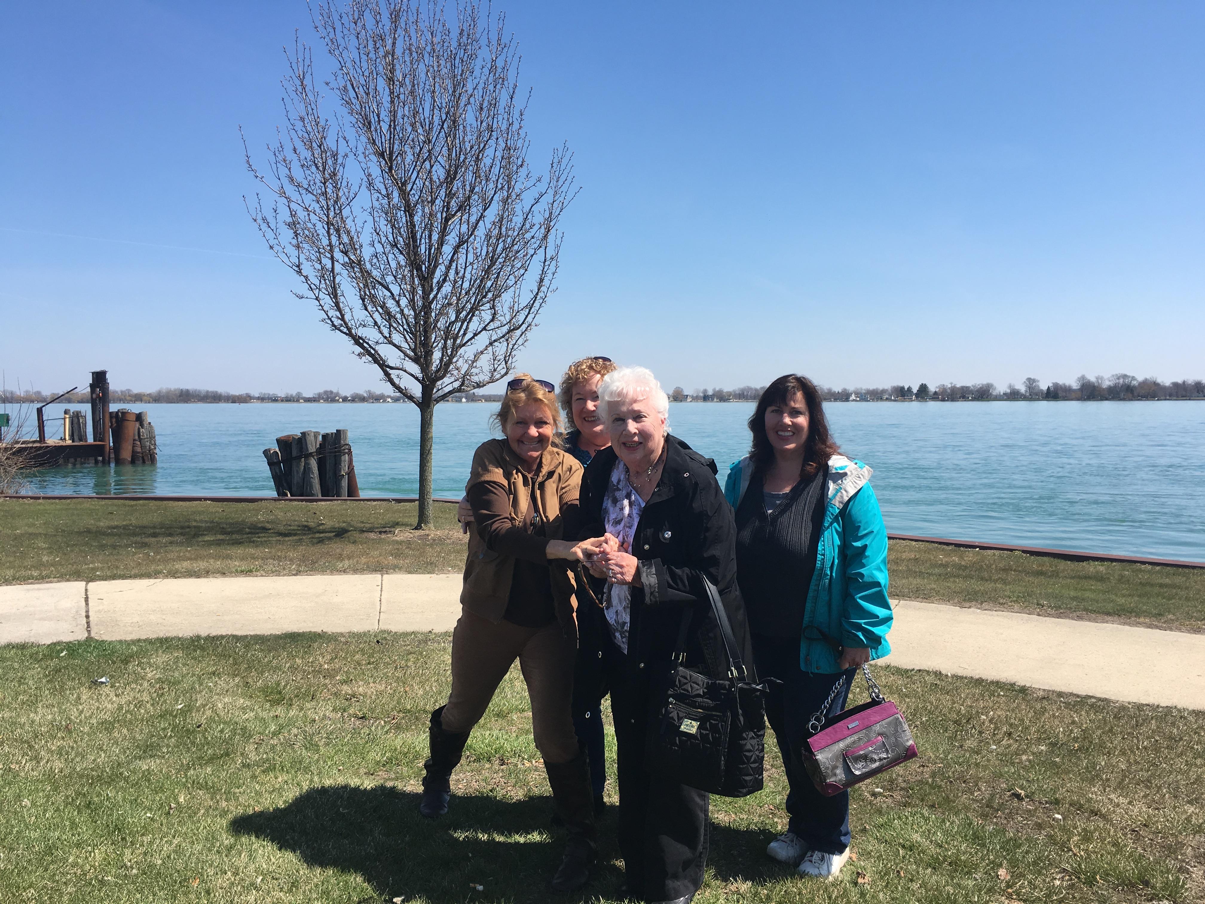 Going to visit momma Marie Pl…