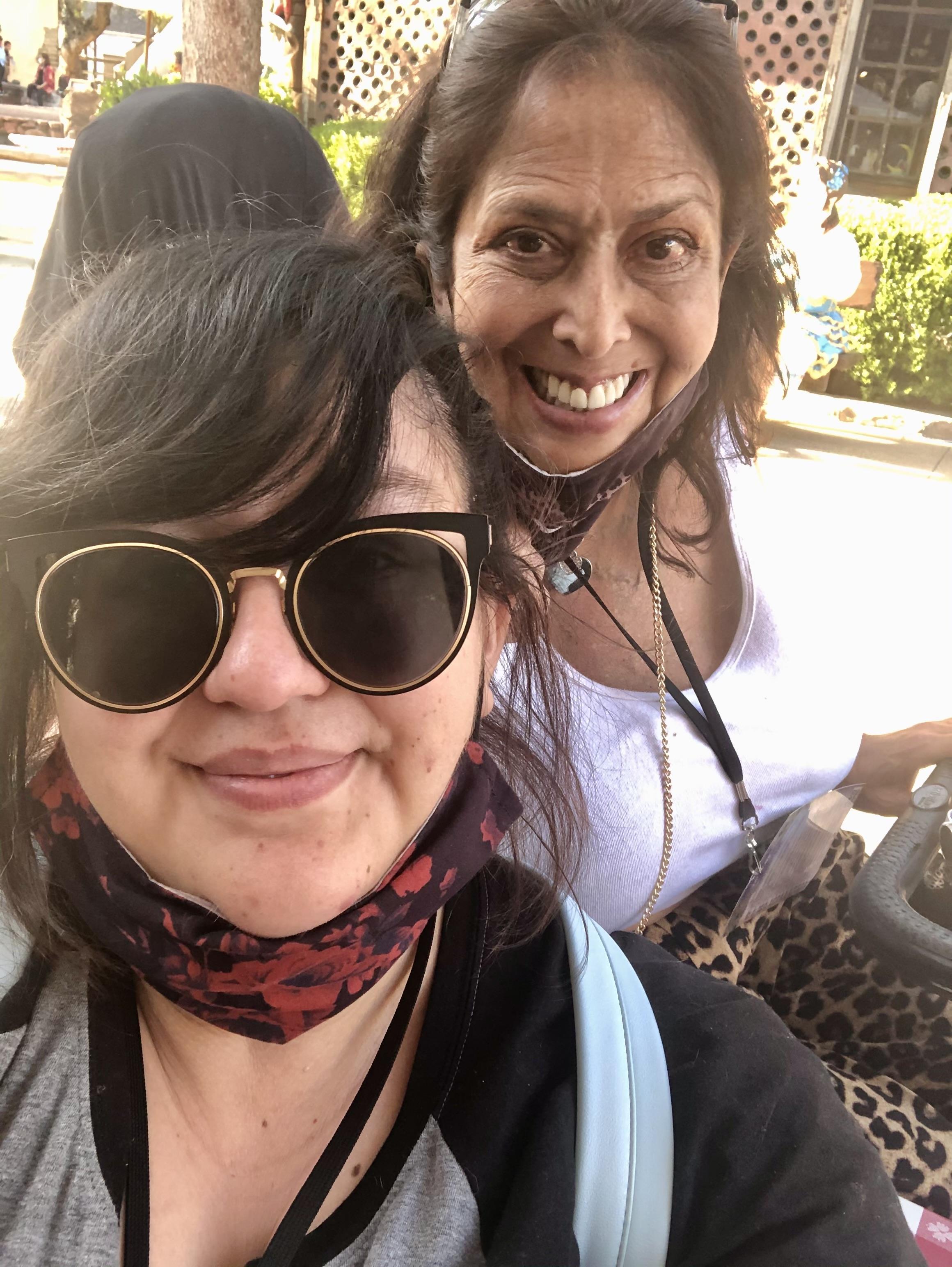 Mama and I enjoying the boyse…