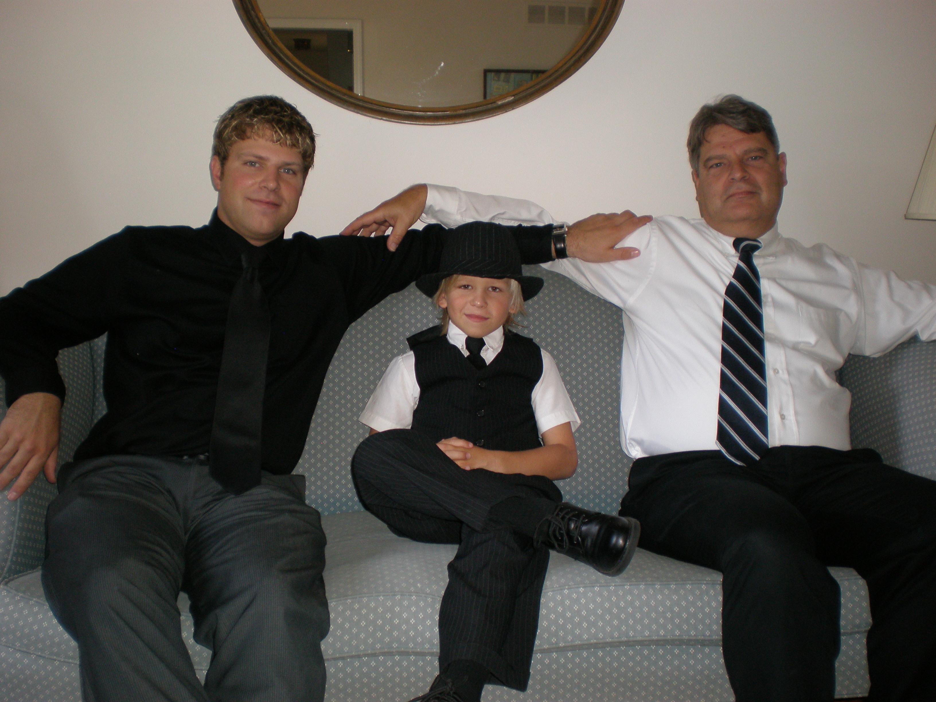 Conrad with cousin Lucas &amp…