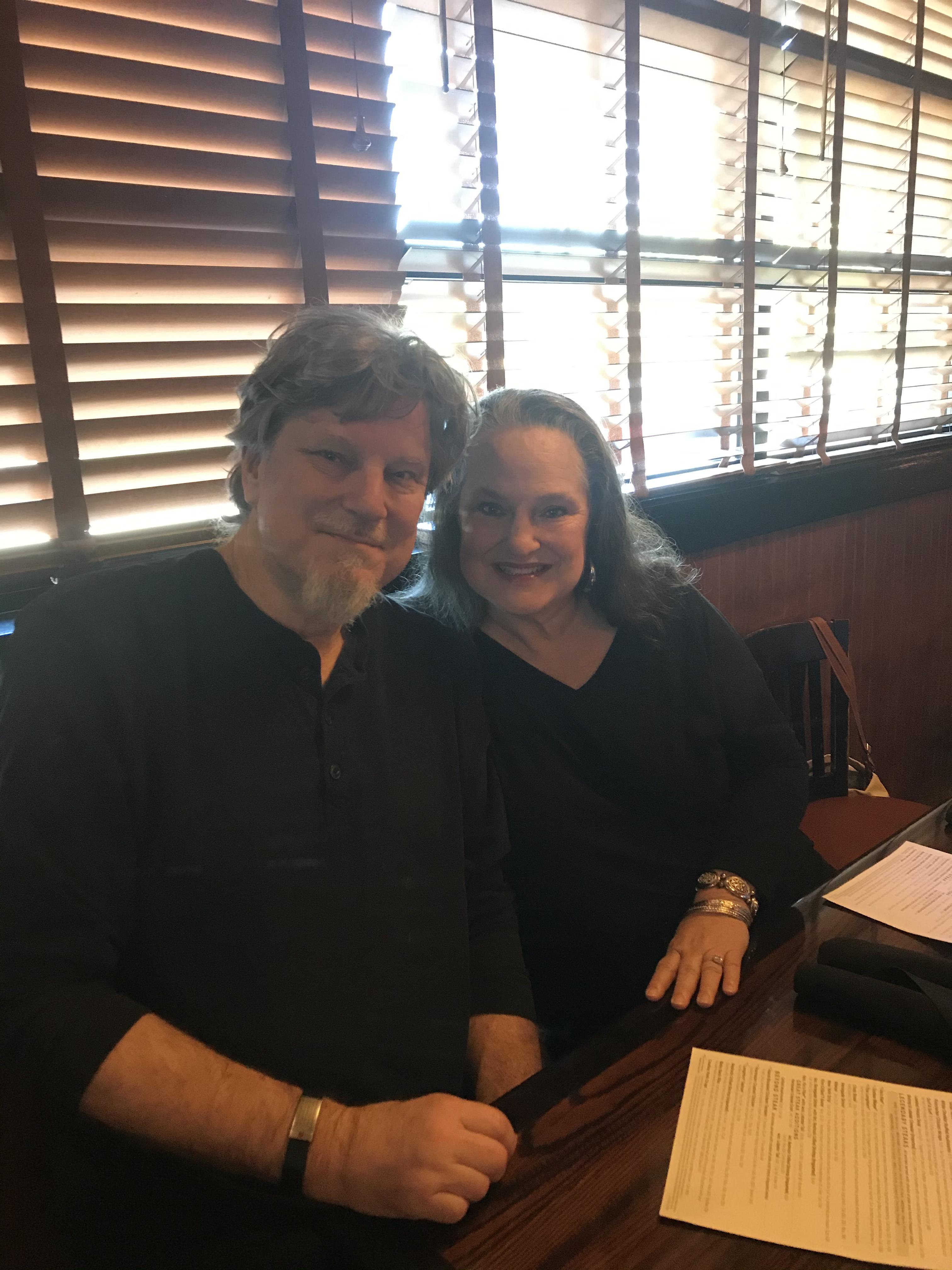 My dad and his sister, my Aun…