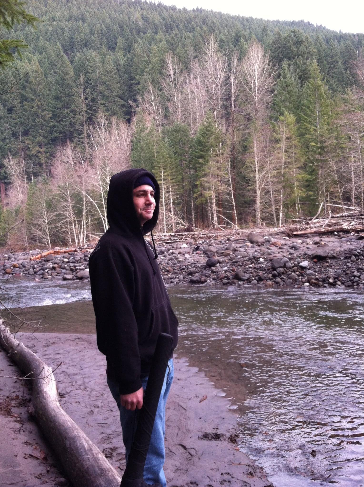 Fly fishing in deep thought