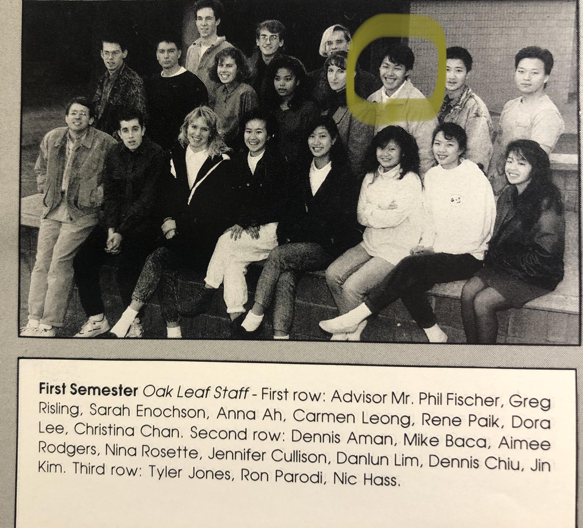 Yearbook team