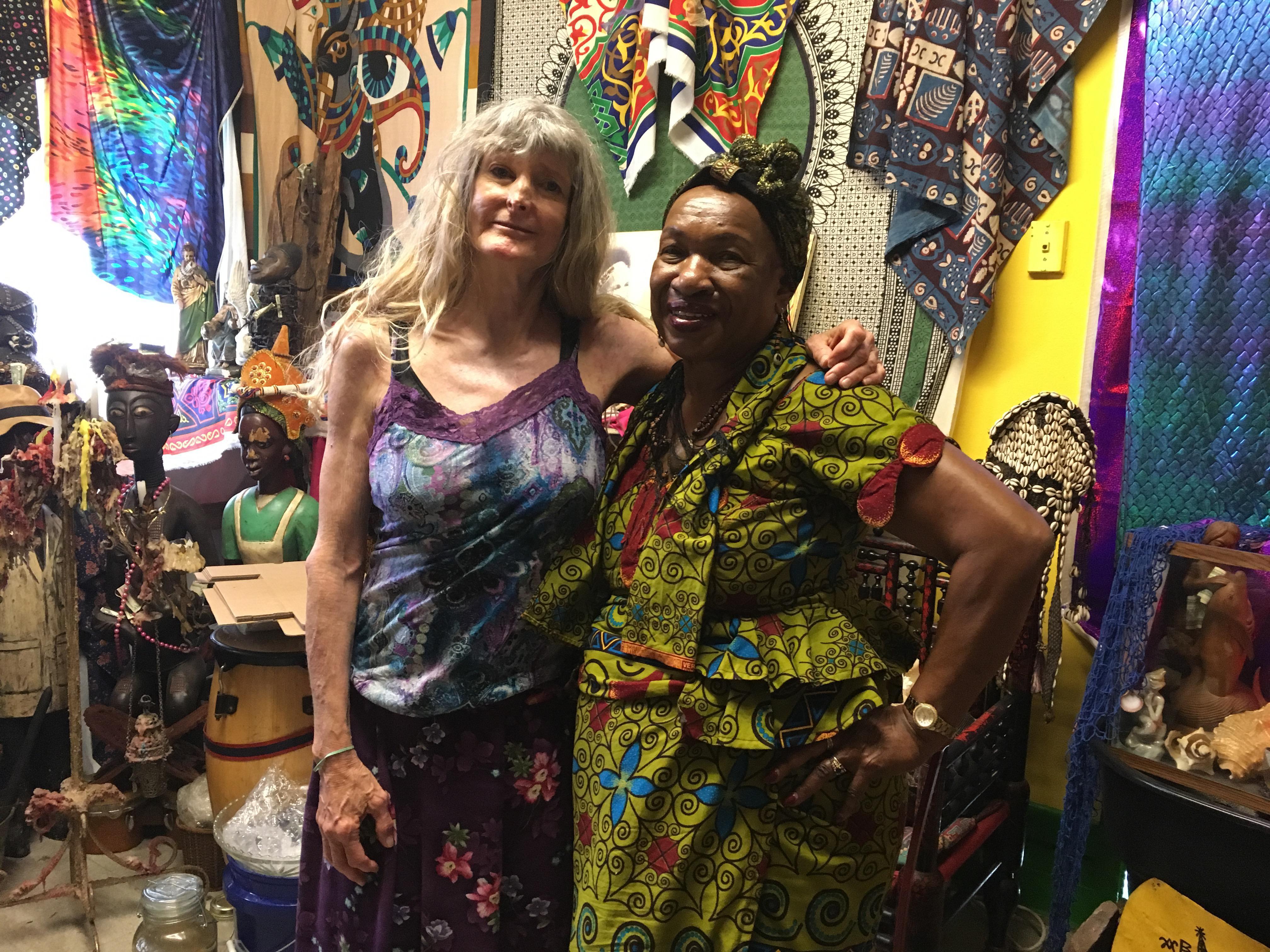 With Priestess Miriam in New …