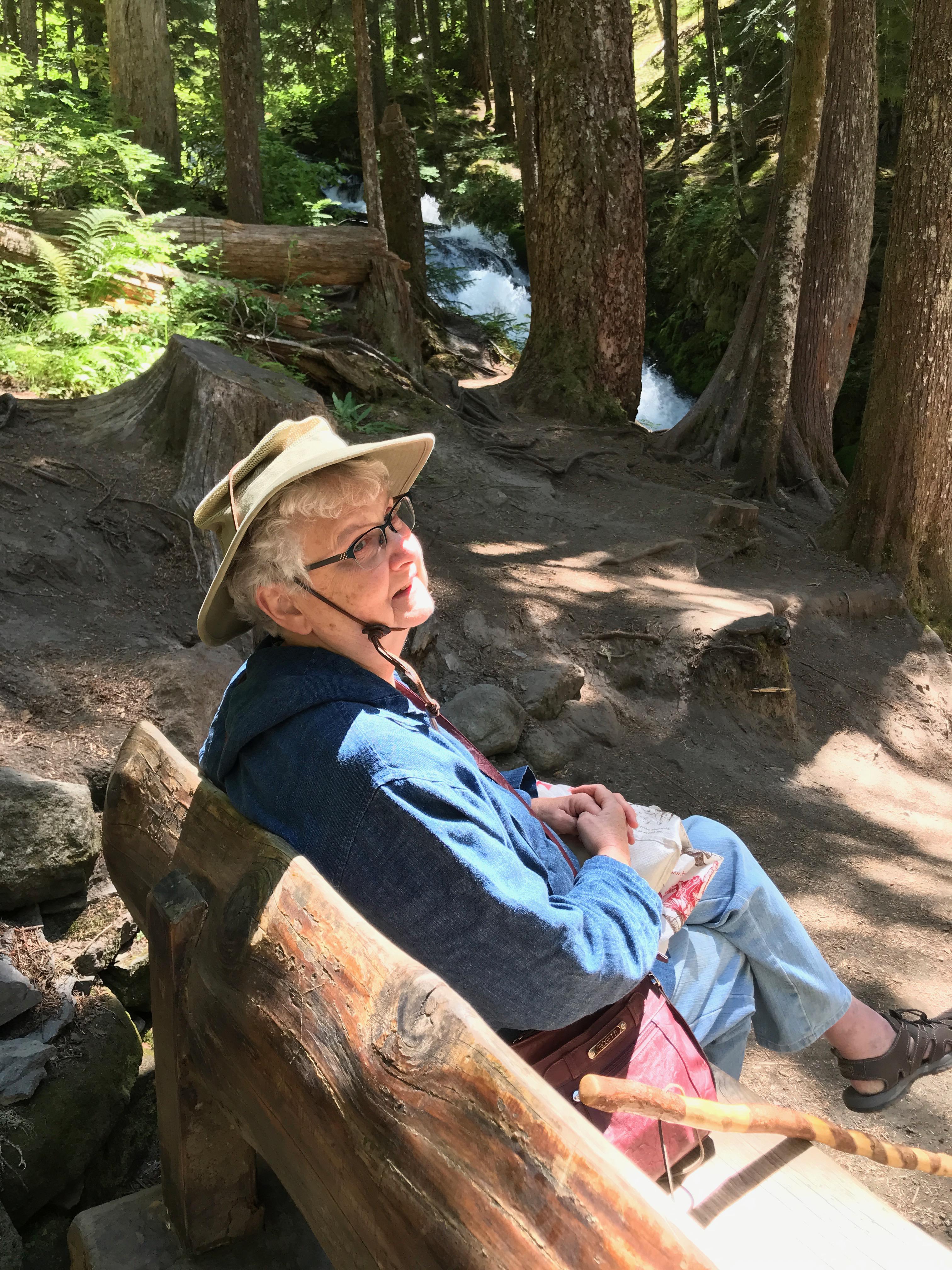 Surrounded by nature.