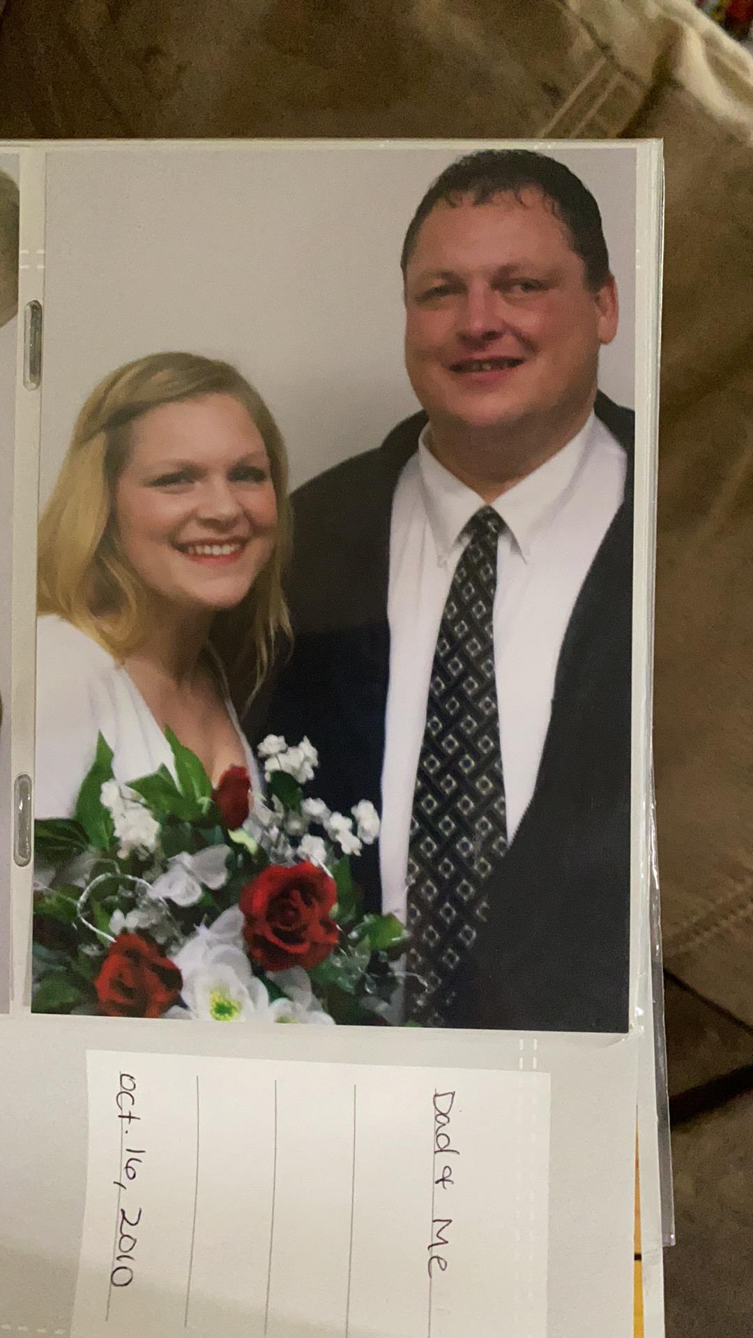 On my wedding day