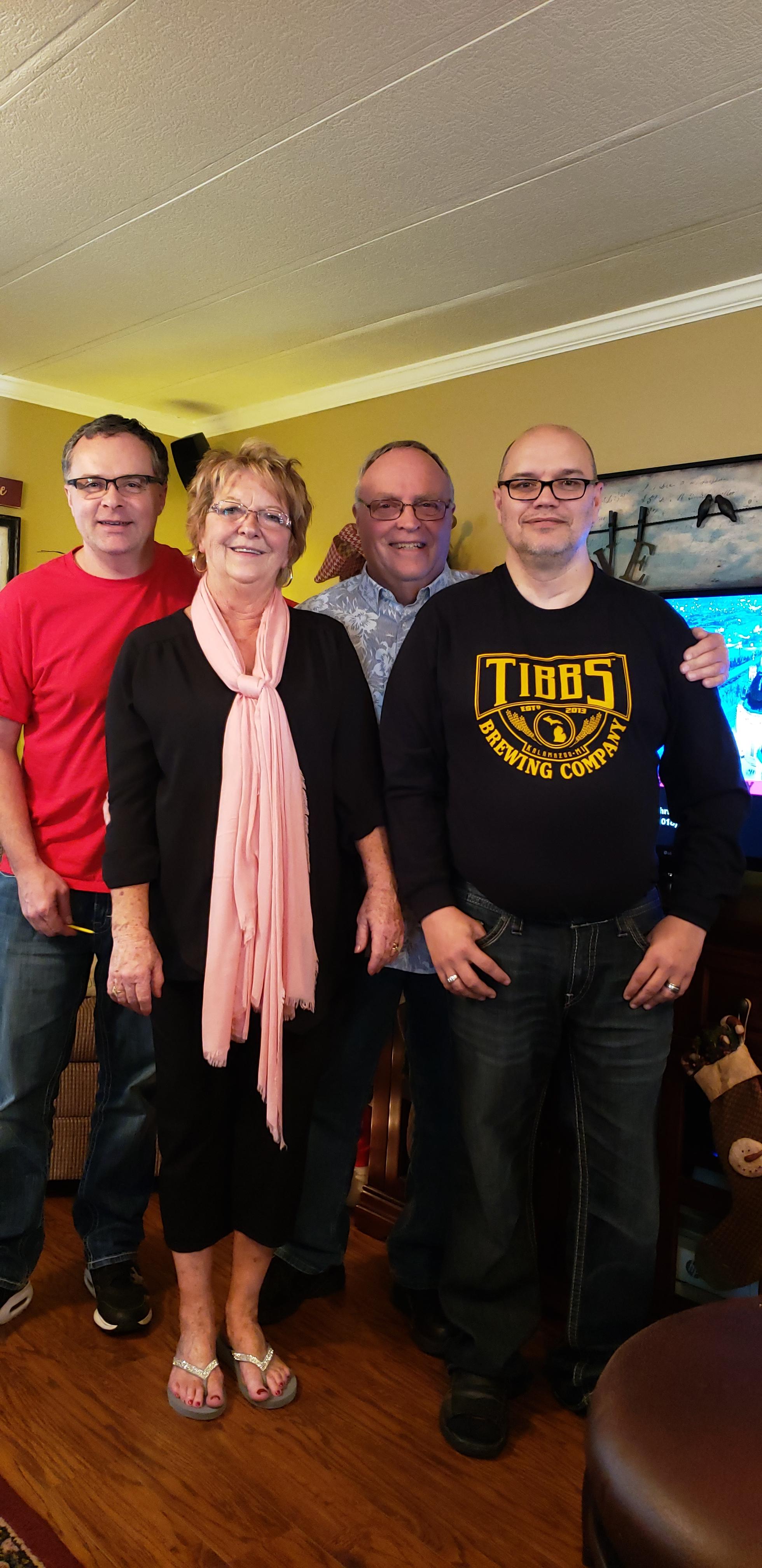 Dad, Mom, Donnie & Chris