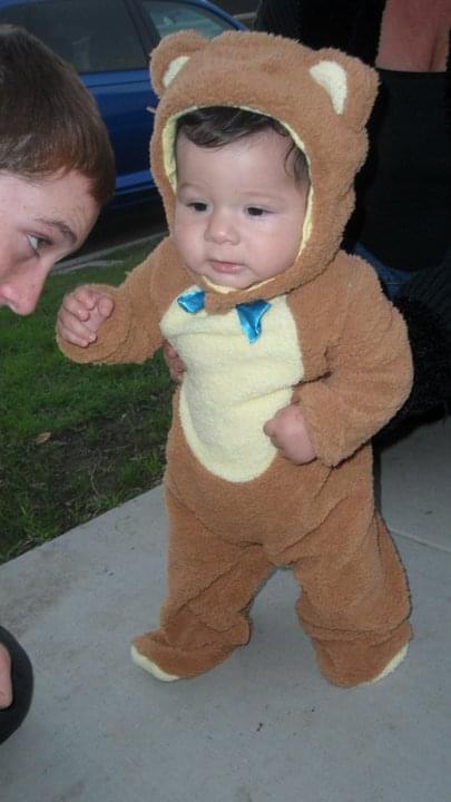 Halloween; Michael helped tak…