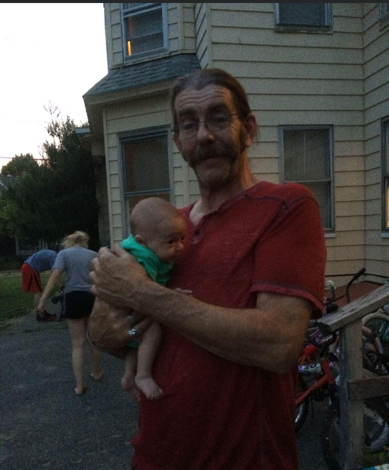 His 2nd time holding her. A l…