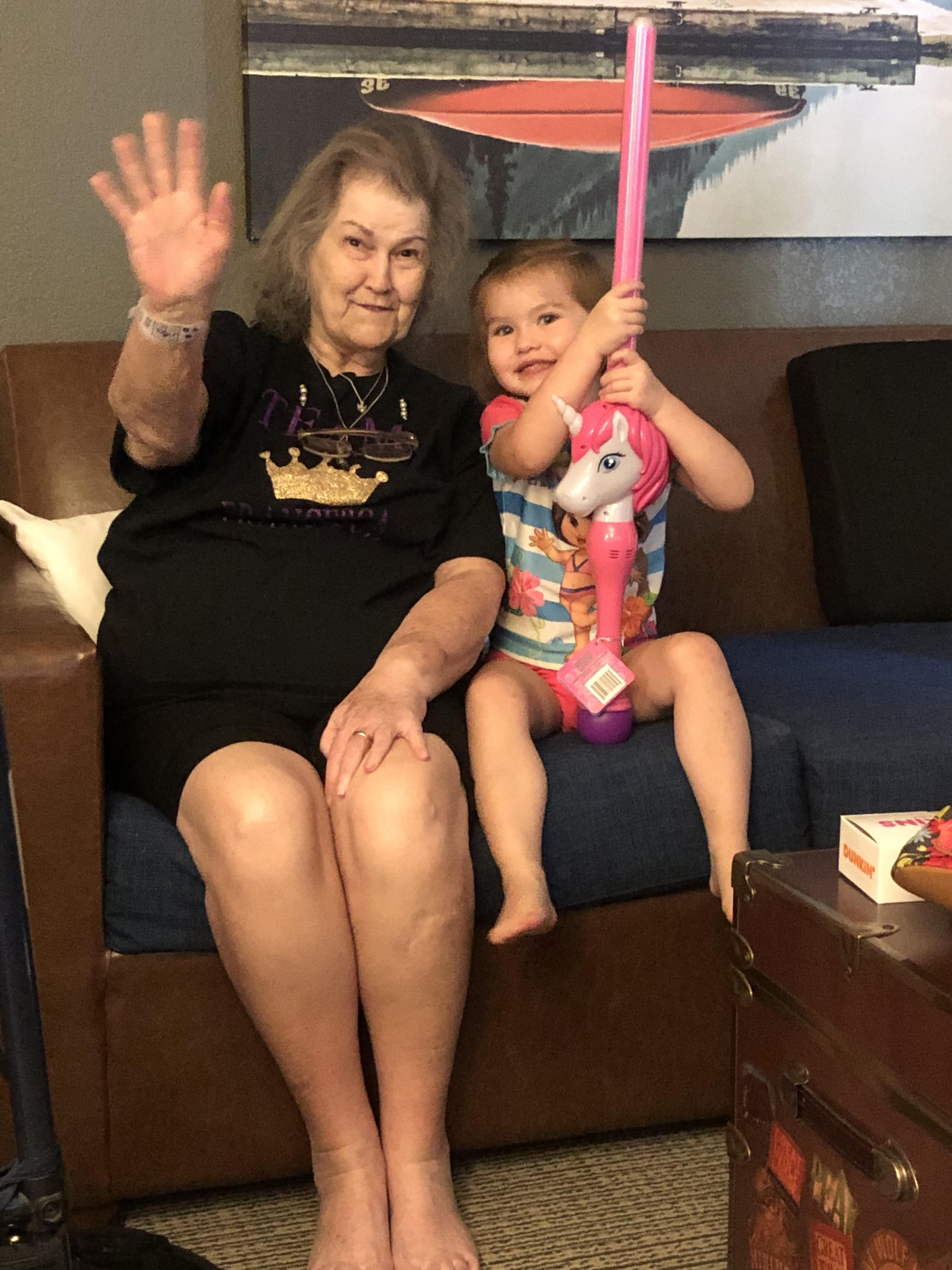 Mom and Reagan