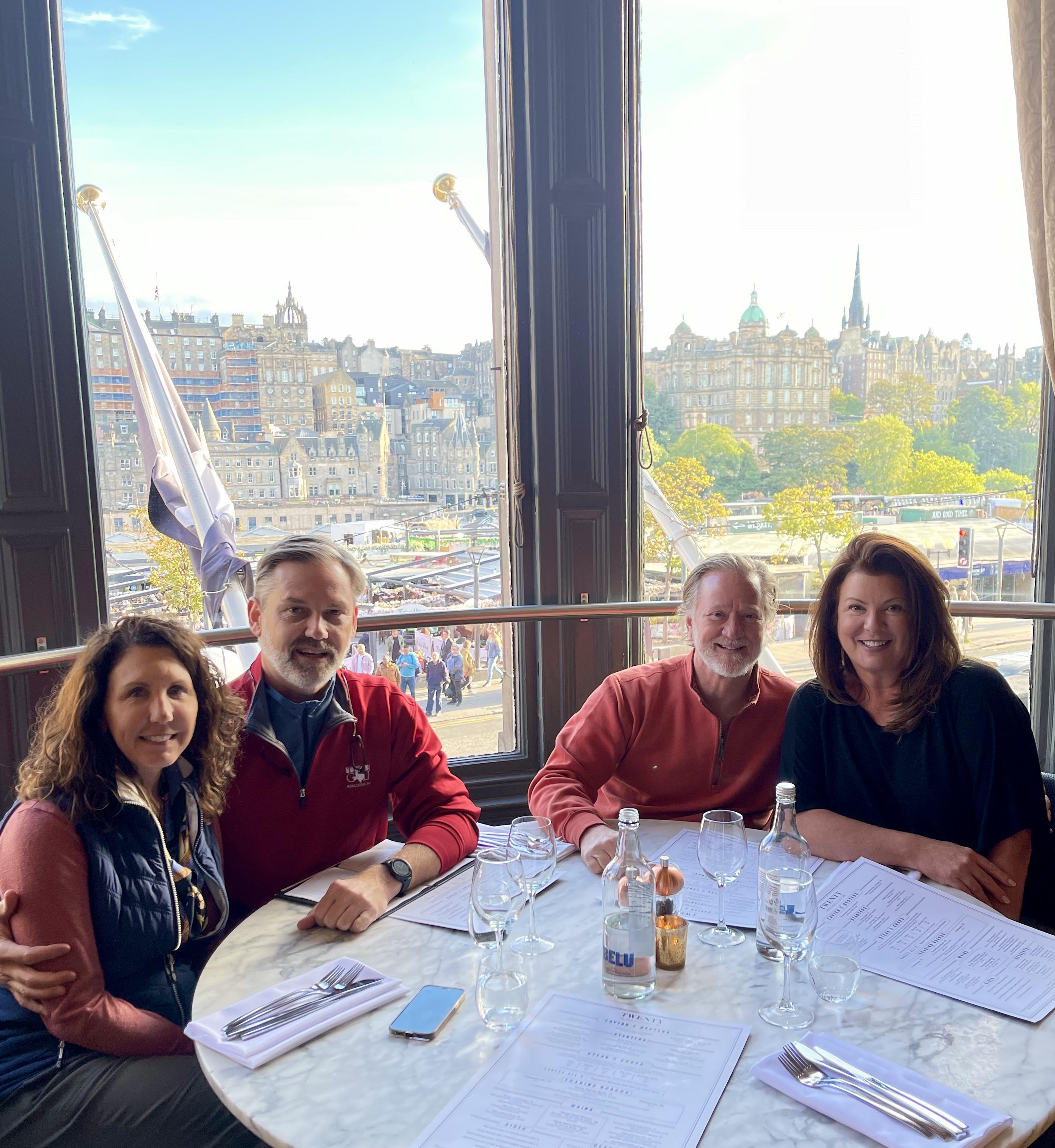 Magical dinner in Scotland