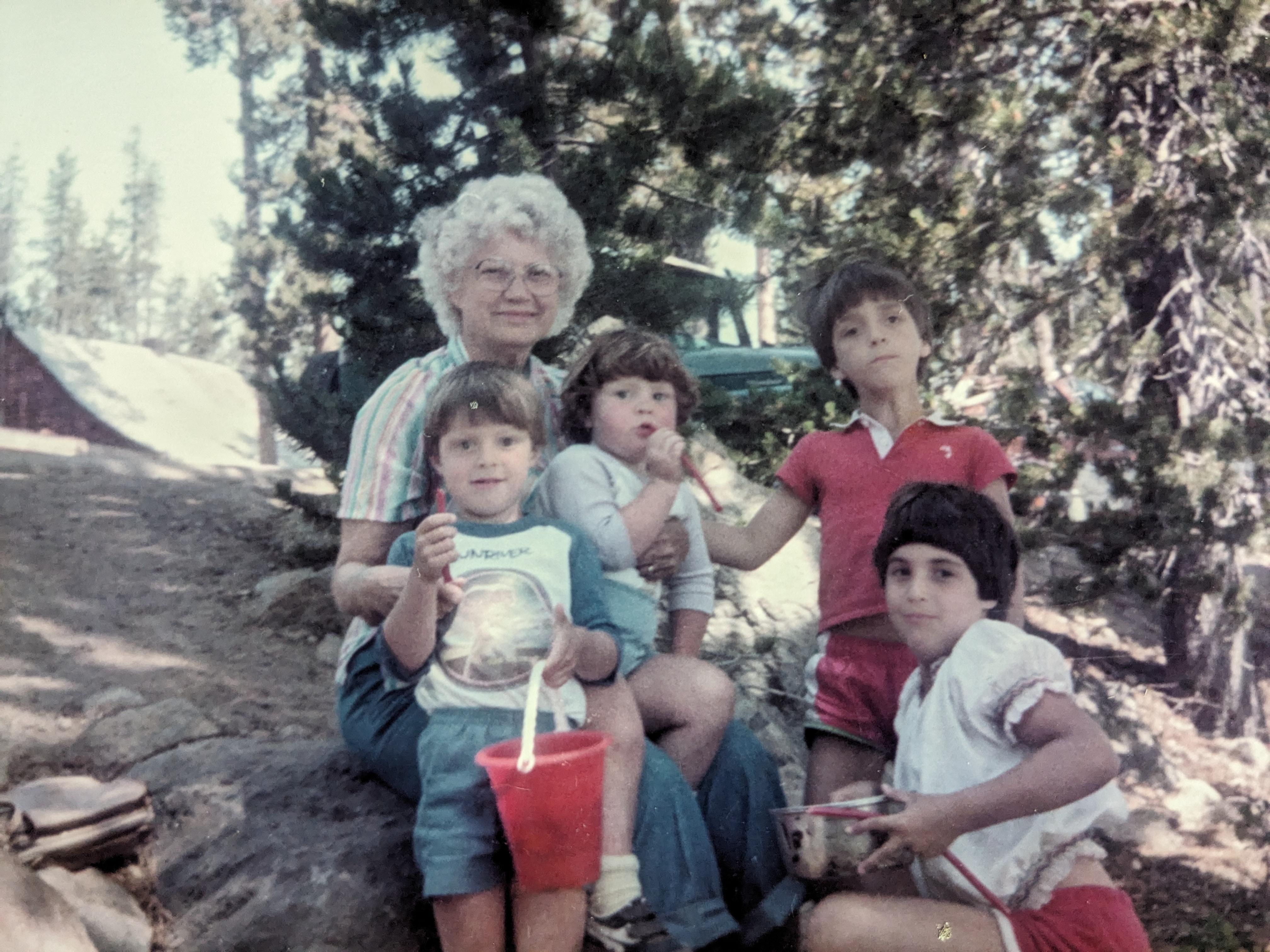 Grandma Iris and cousins