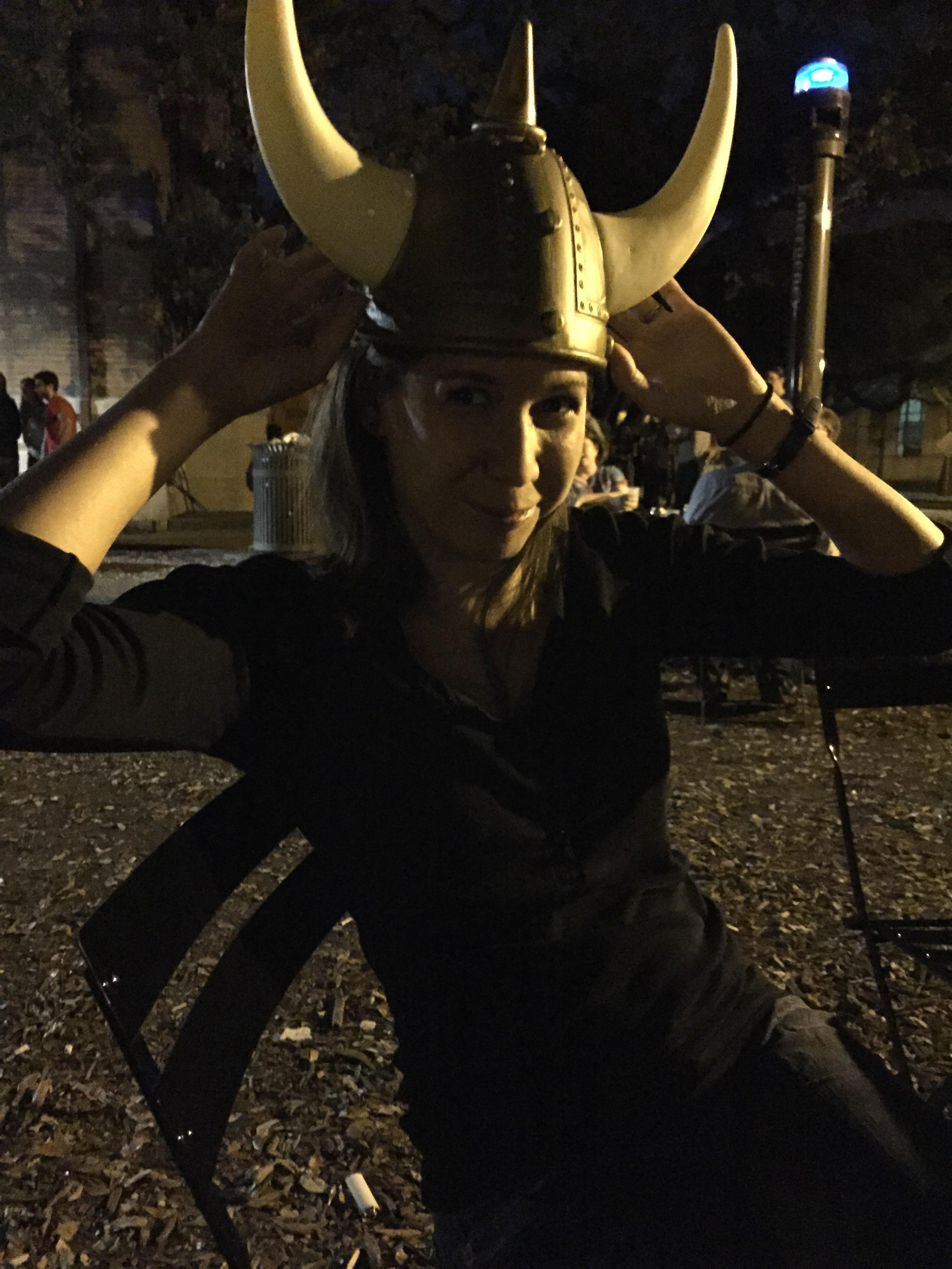 Rachel later in the evening