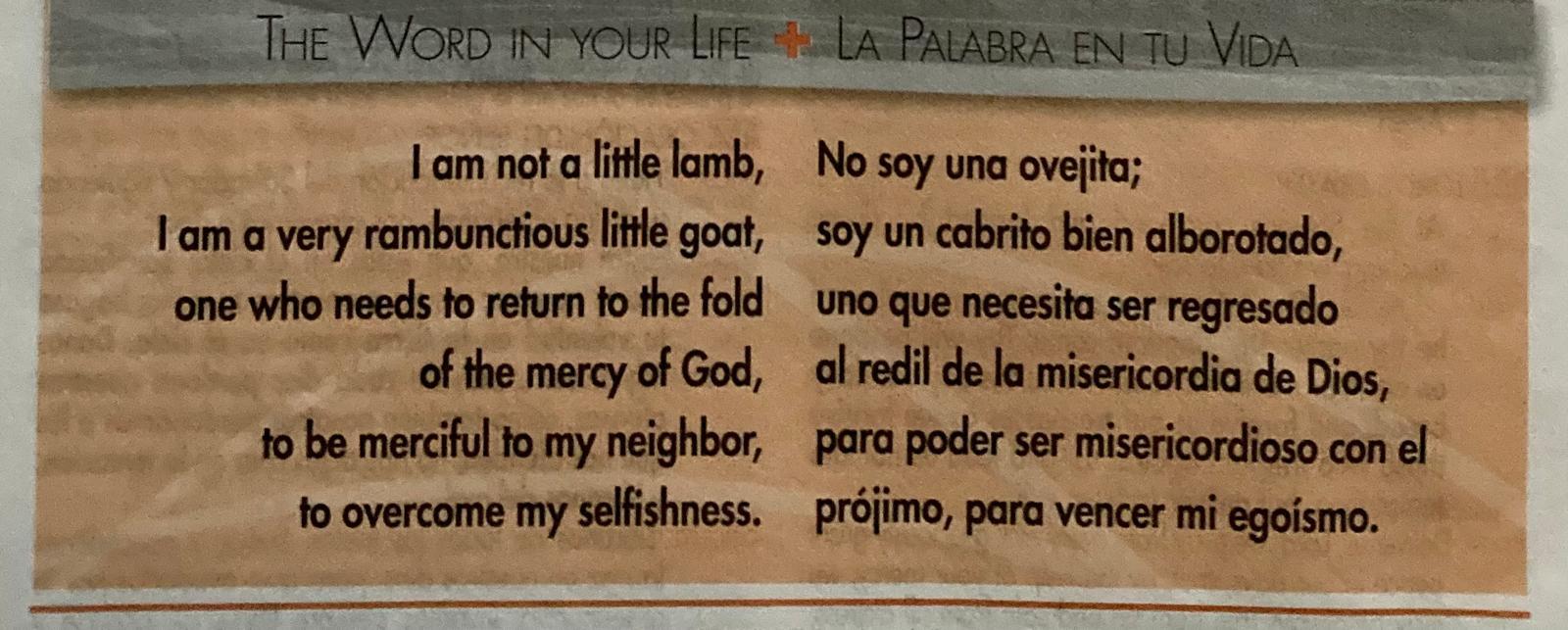 Dan's name on last Sunday pra…