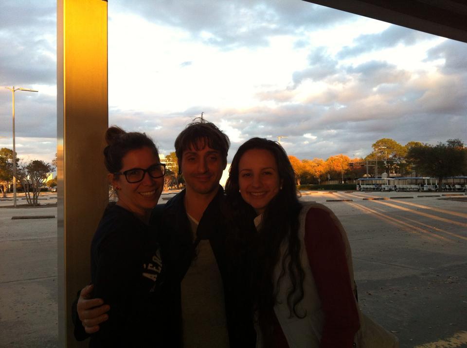 With Rachel and her cousin (a…