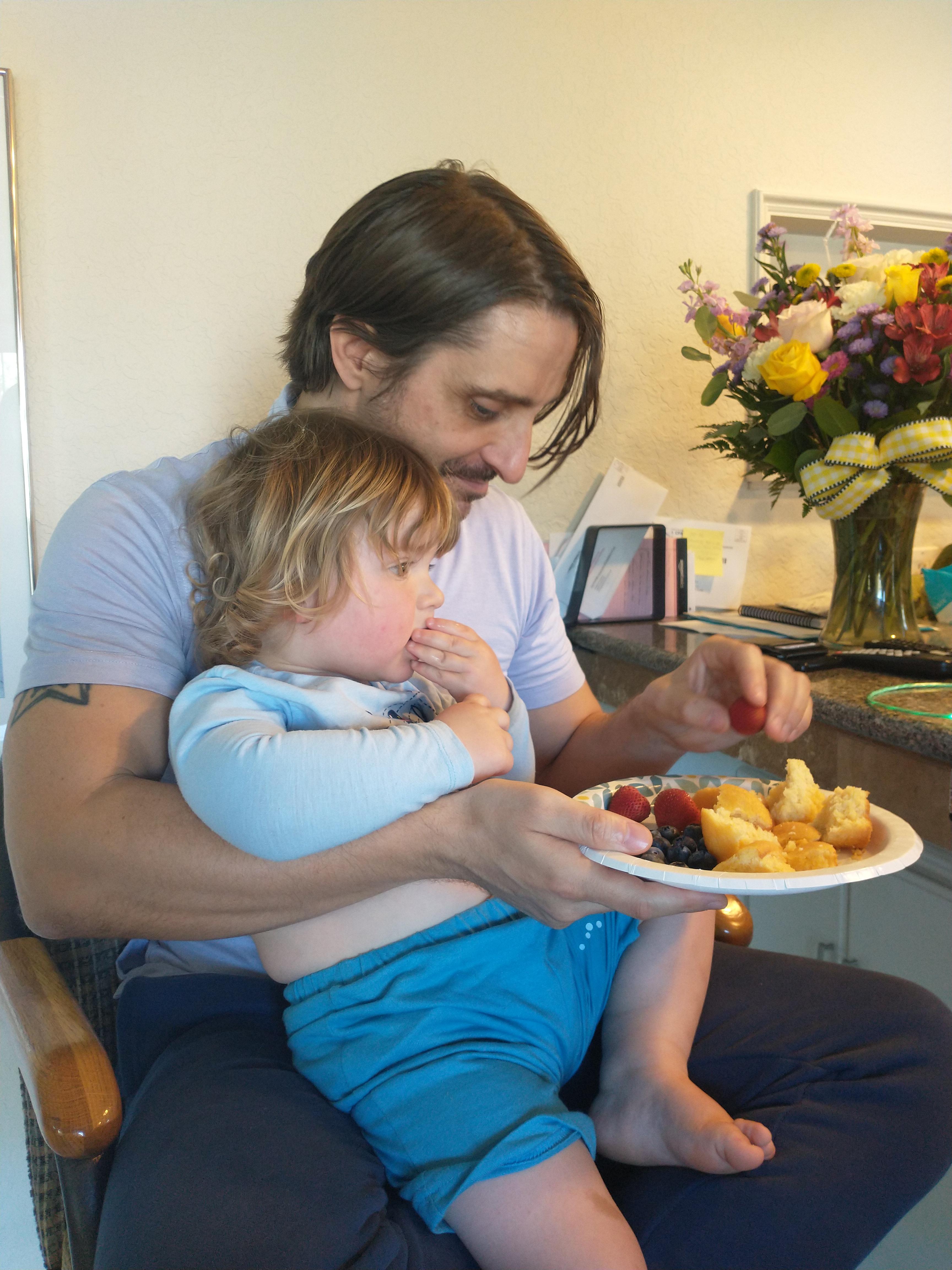 Dan and his cousin Bruce