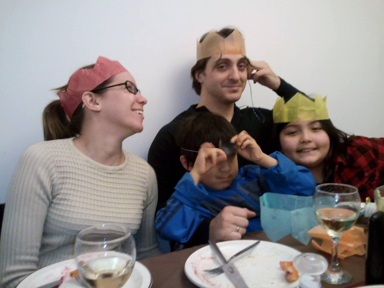 With beloved niece and nephew…