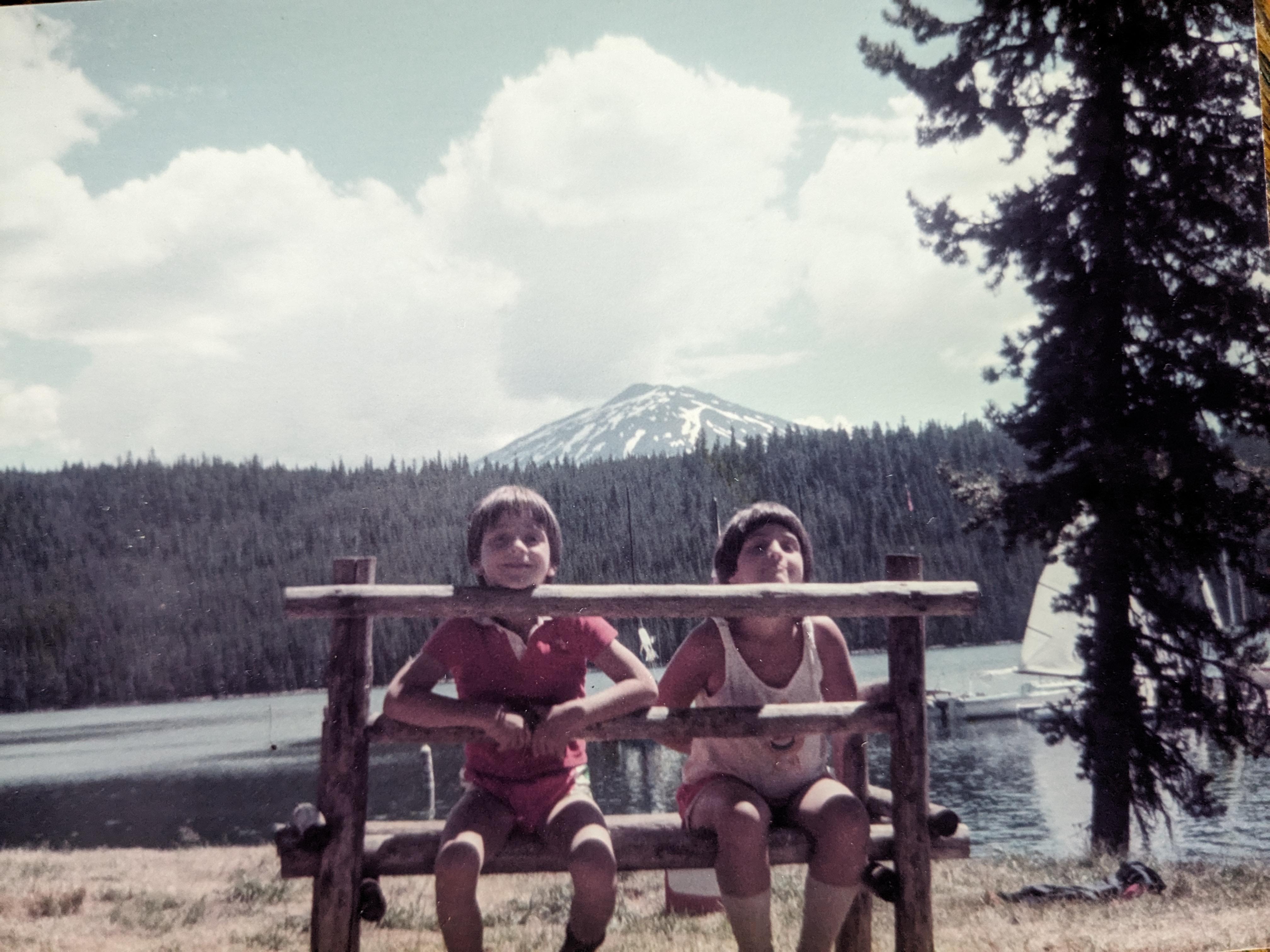 Dan and Abby at Elk Lake
