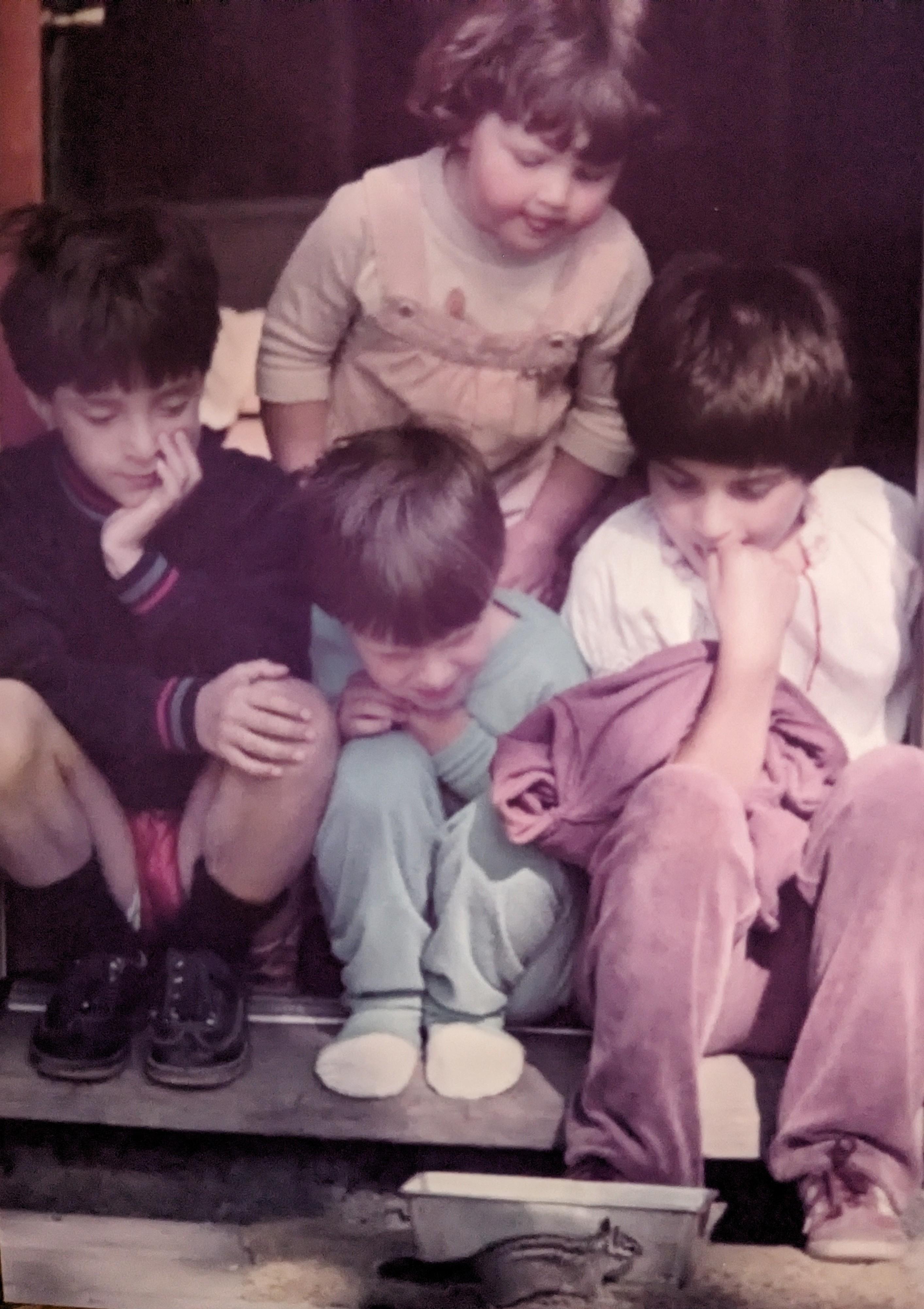 Luring chipmunks at Elk Lake