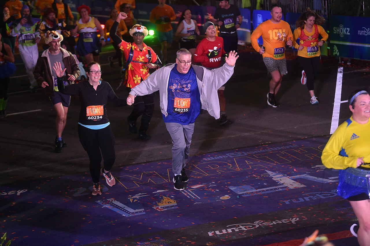 Running the 10K together. We …