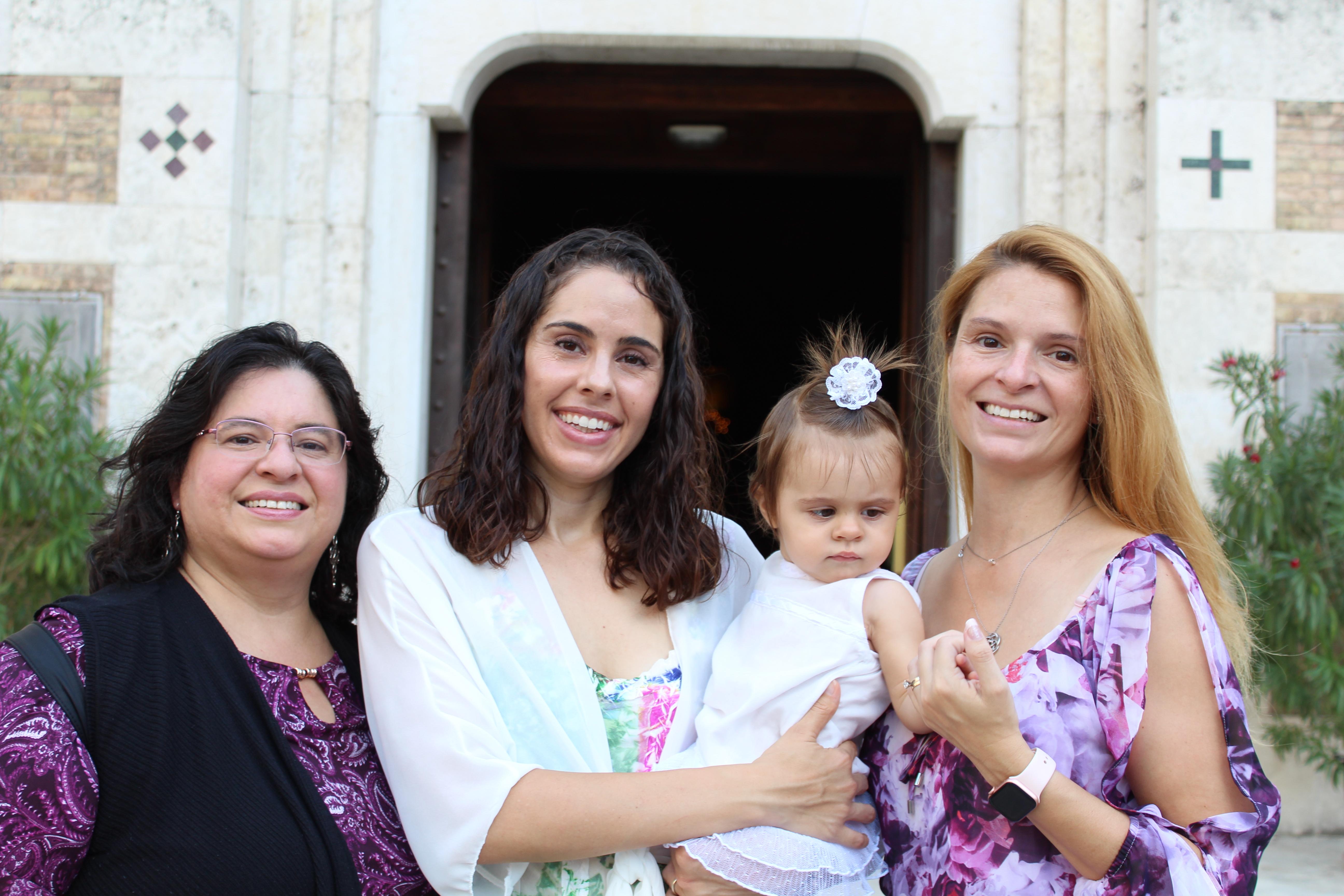 In Rome celebrating the bapti…