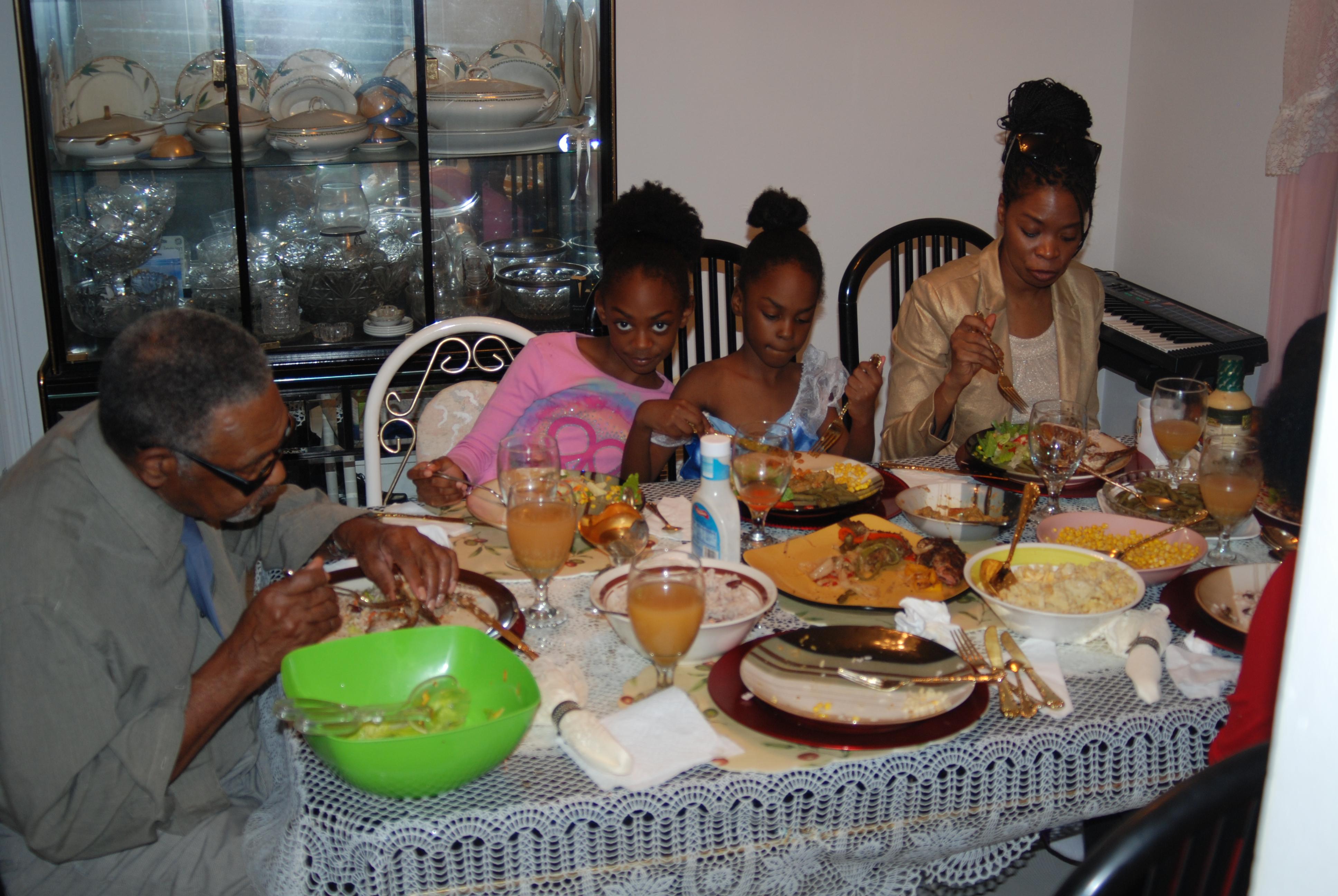 Family meals were important t…