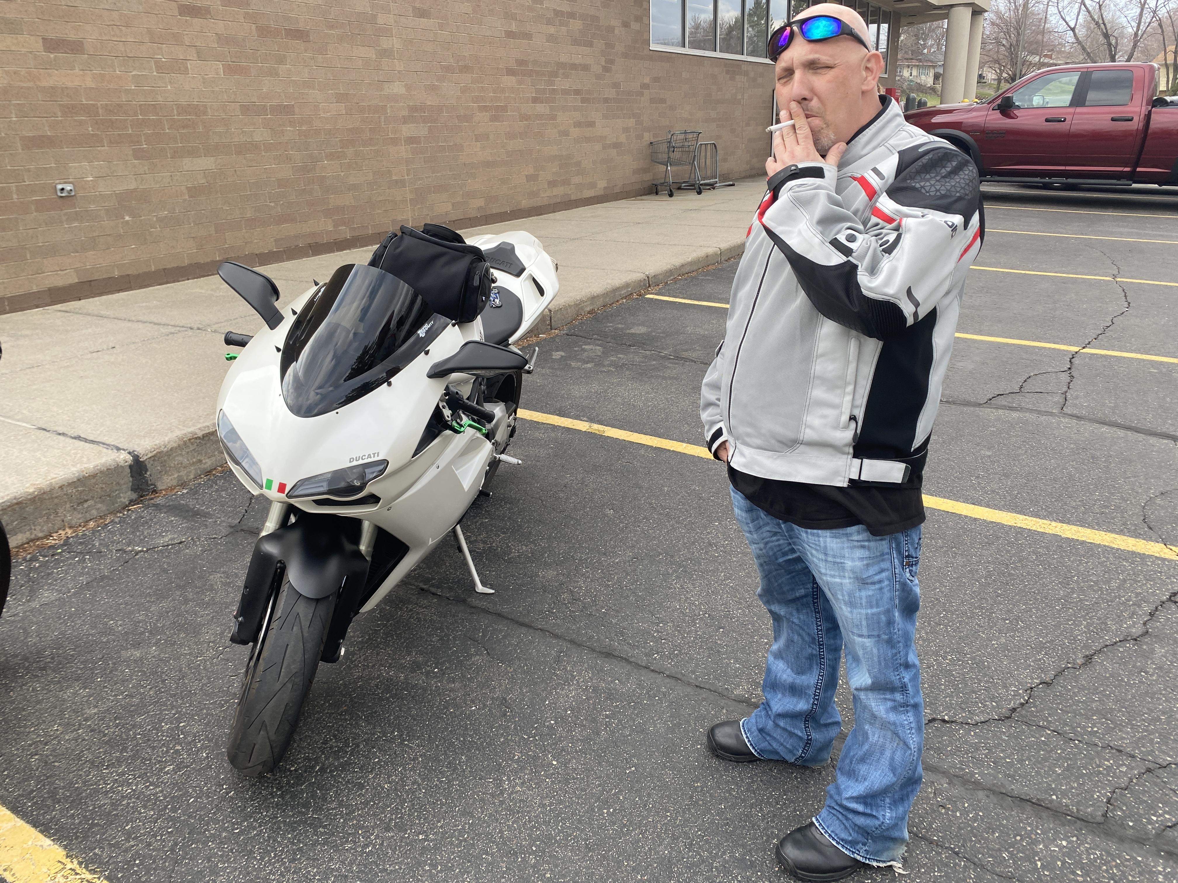 Out Riding with Adam.