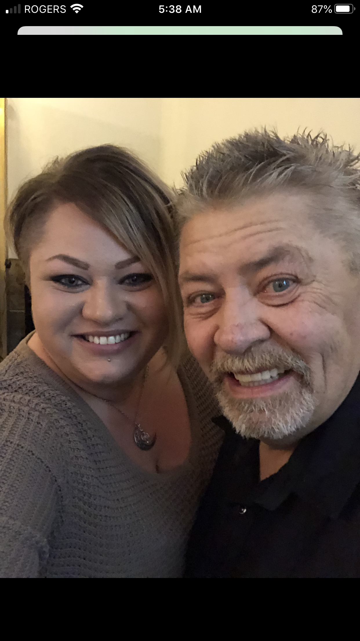 Dad and daughter, Christmas 2…