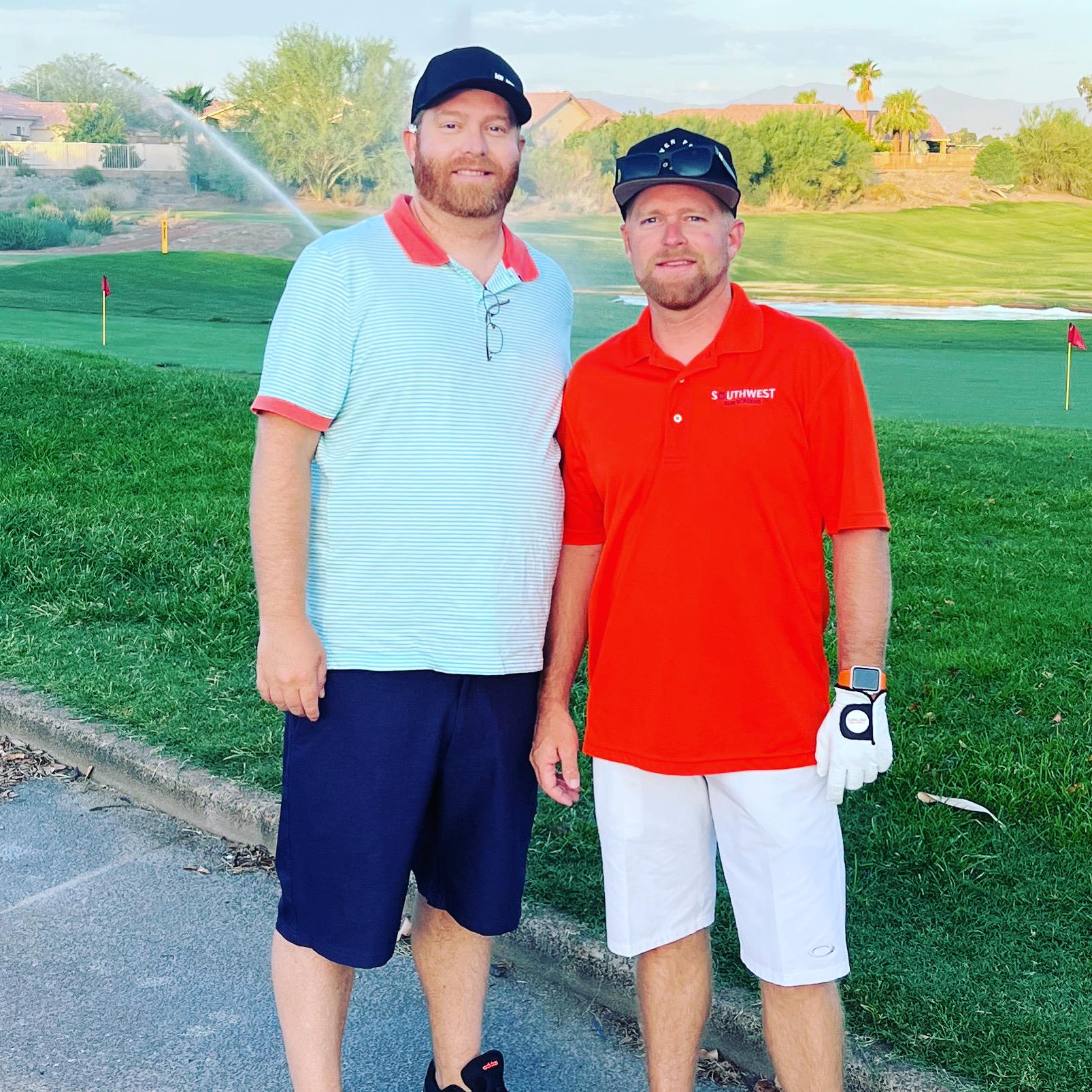 Golfing